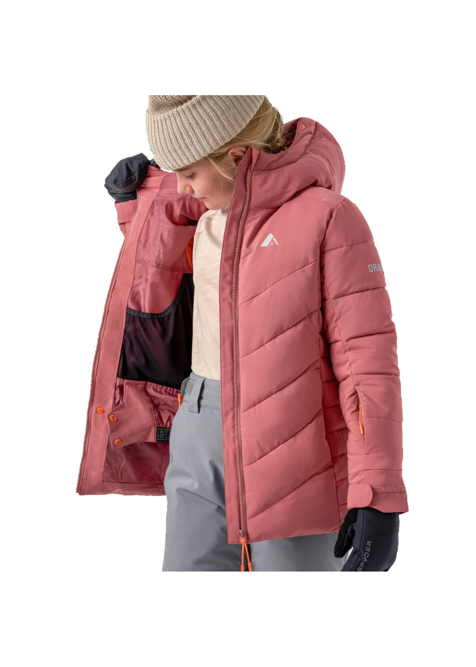 ORAGE Veste en duvet synthétique RIYA JR. / Cedar (Enfant)