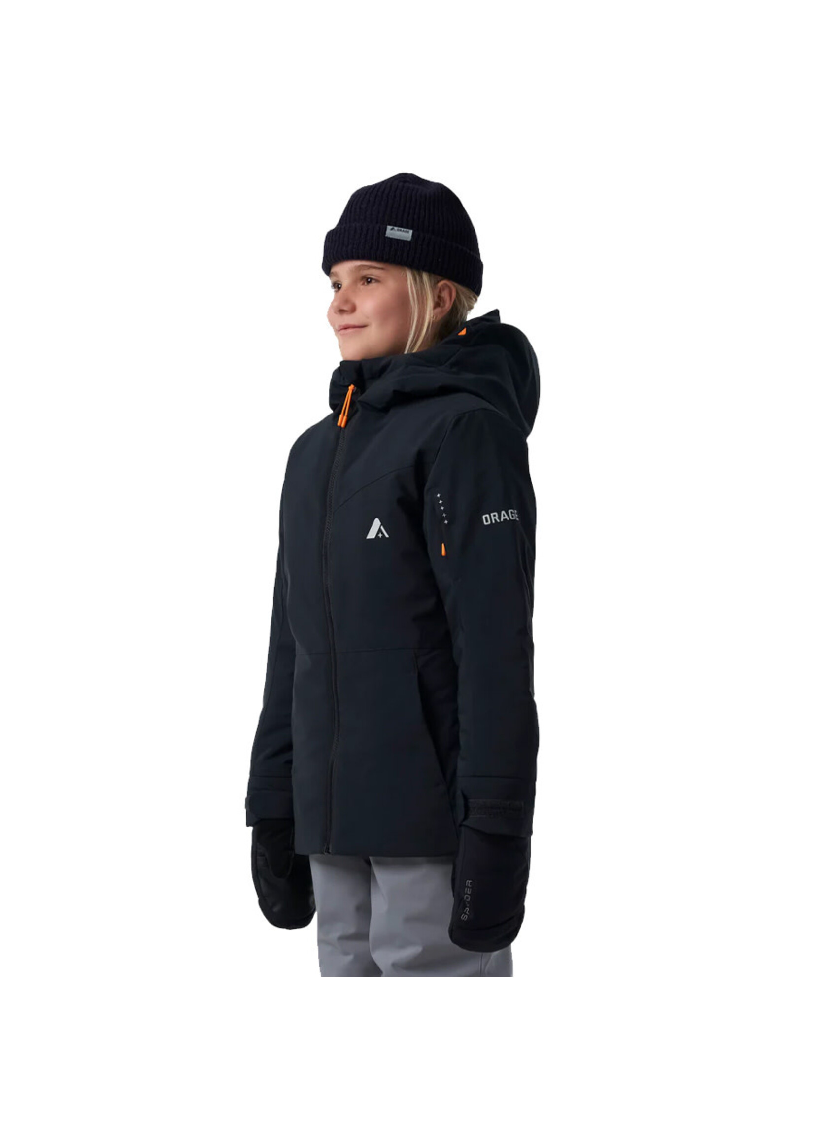ORAGE Veste isolée BROMONT / Noir (Enfant)