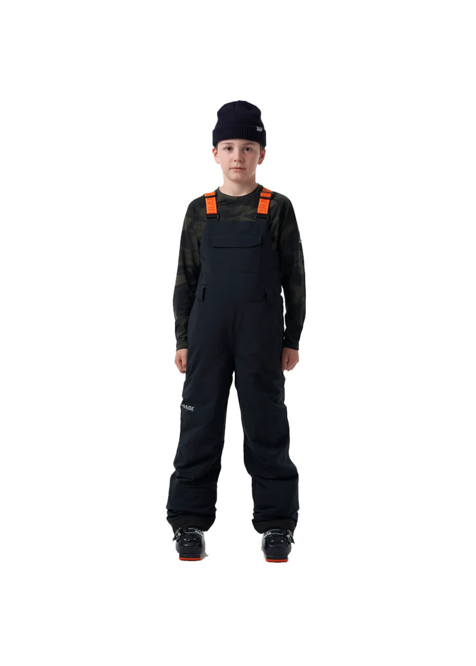 ORAGE Salopette isolée TERRAIN / Noir (Enfant)