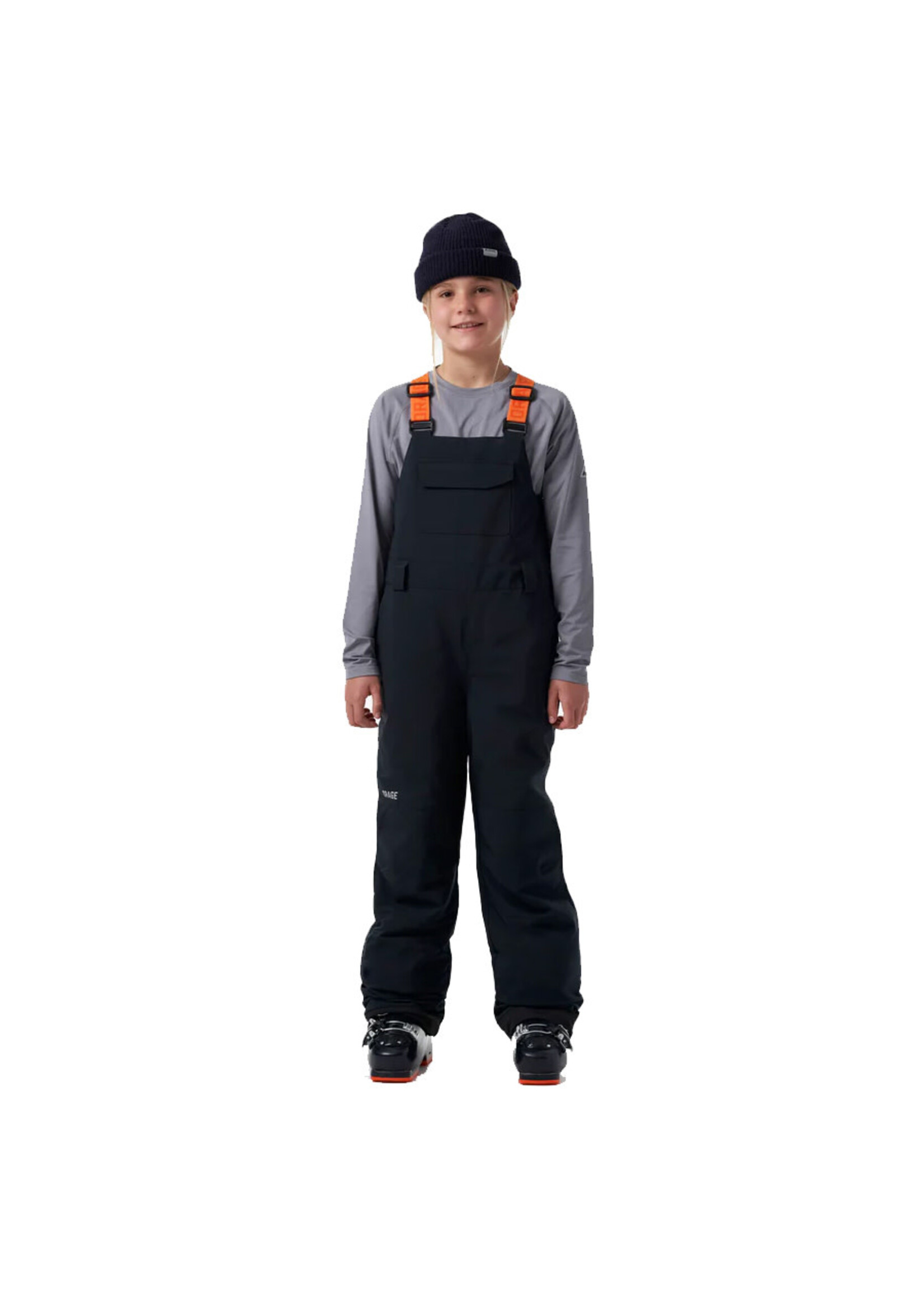 ORAGE Salopette isolée TERRAIN / Noir (Enfant)