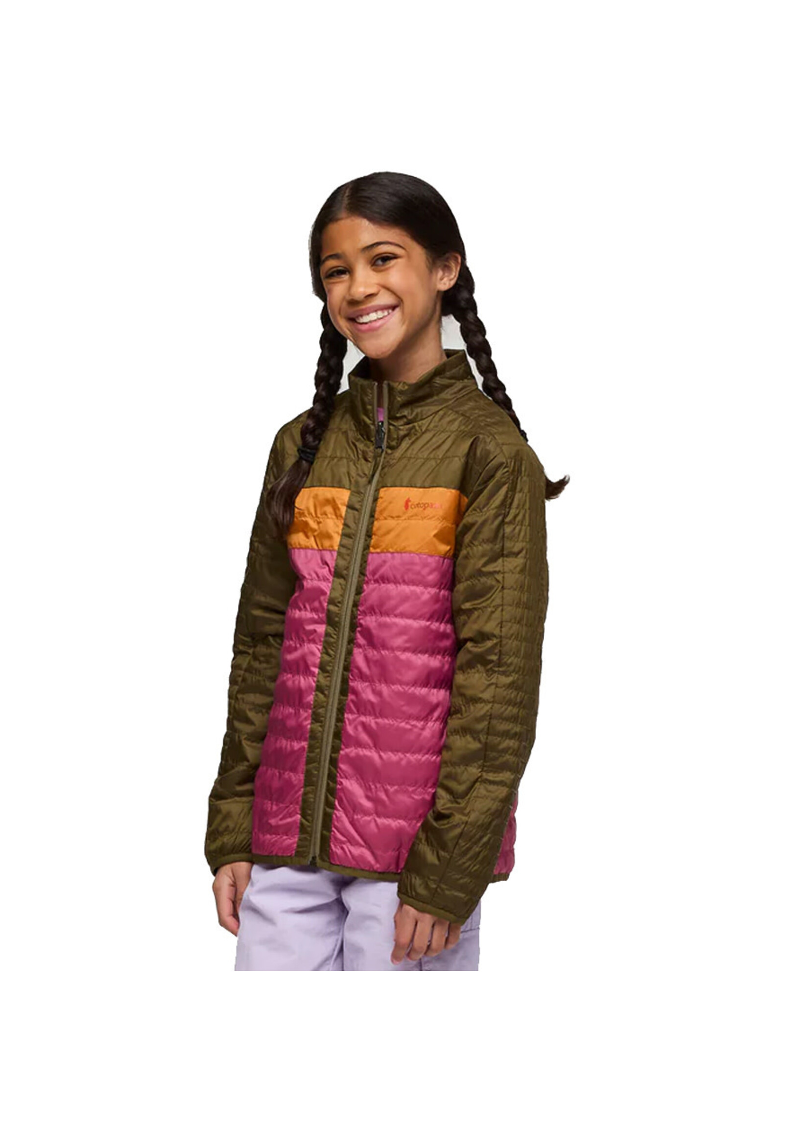 COTOPAXI Veste isolée réversible CAPA / Oak & Sangria (Enfant)