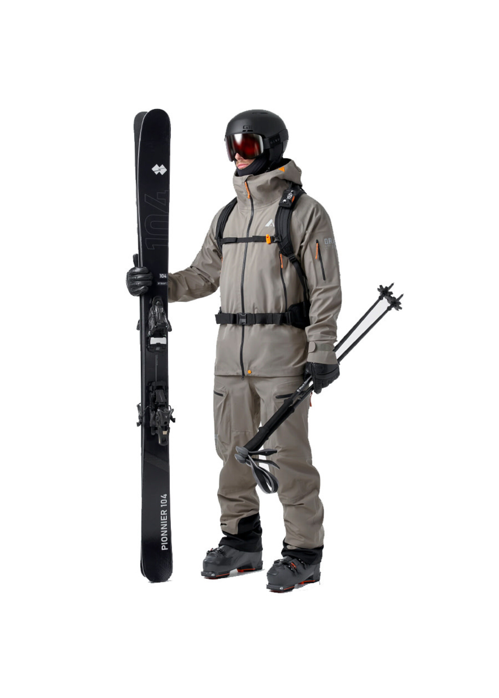 ORAGE Veste légère MTN-X GLACIER 3L / Clay (Homme)