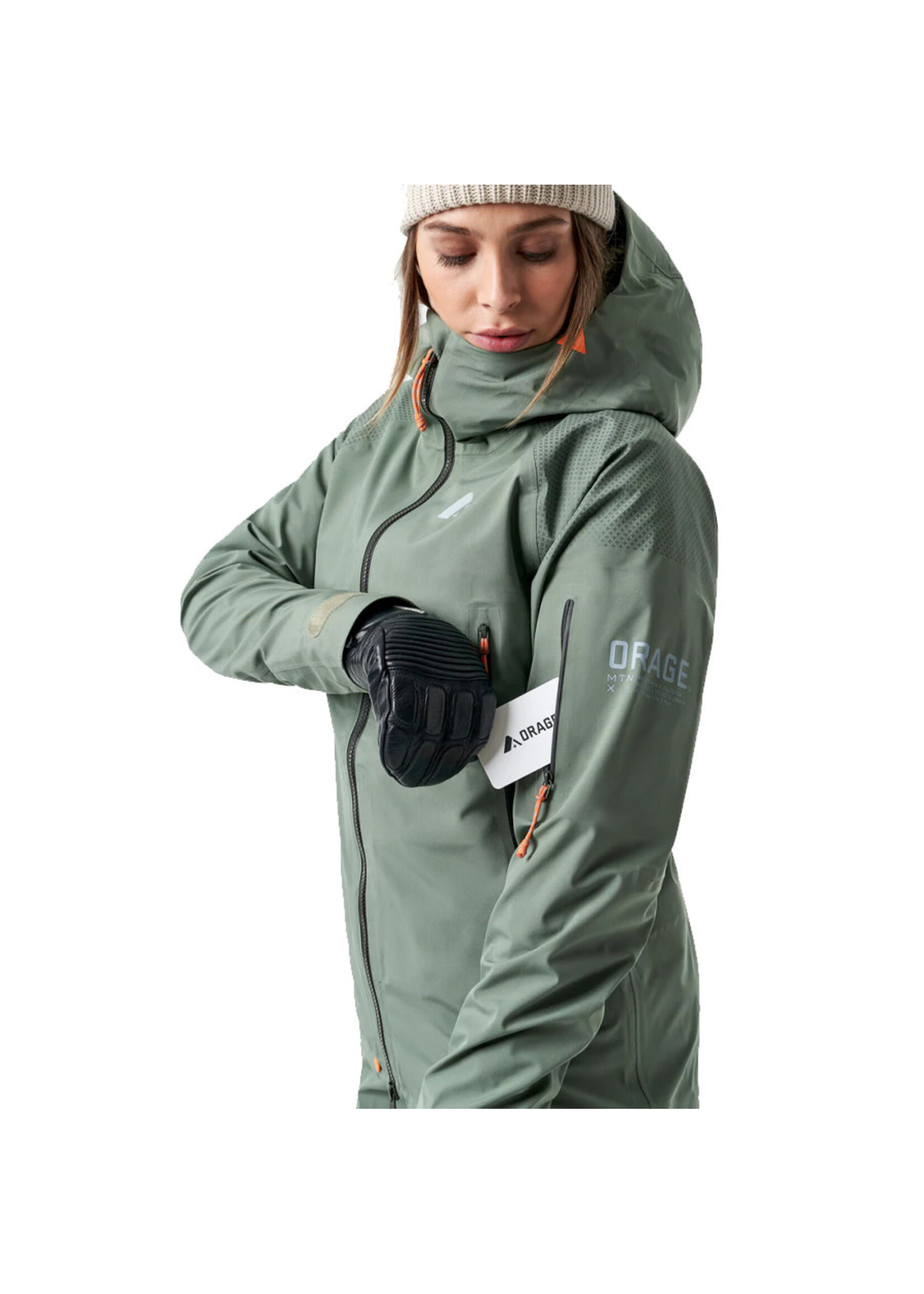 ORAGE Veste légère MTN-X ALPINA 3L / Dark Leaf (Femme)