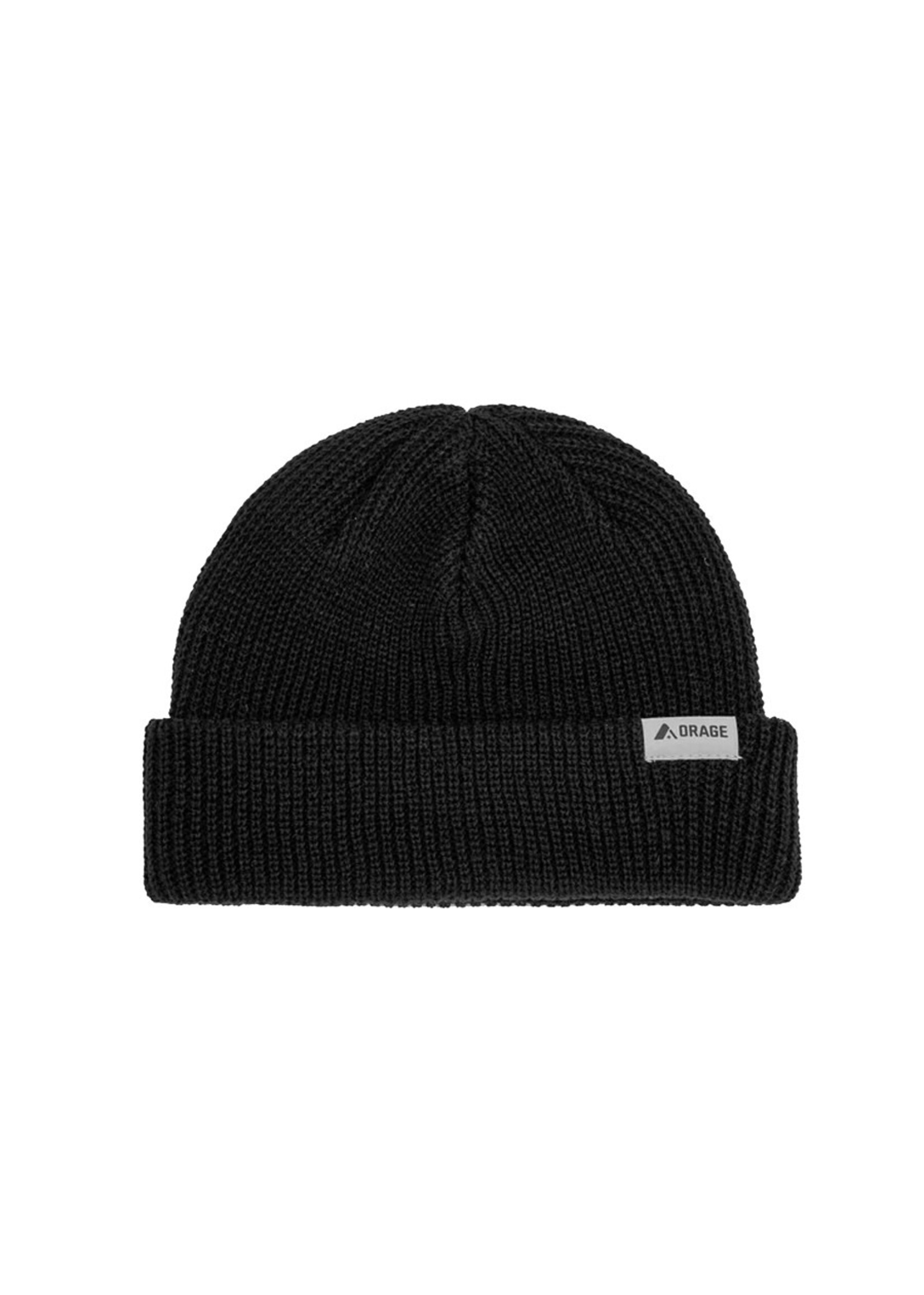 ORAGE Tuque FISHERMAN / Noir (Unisexe)