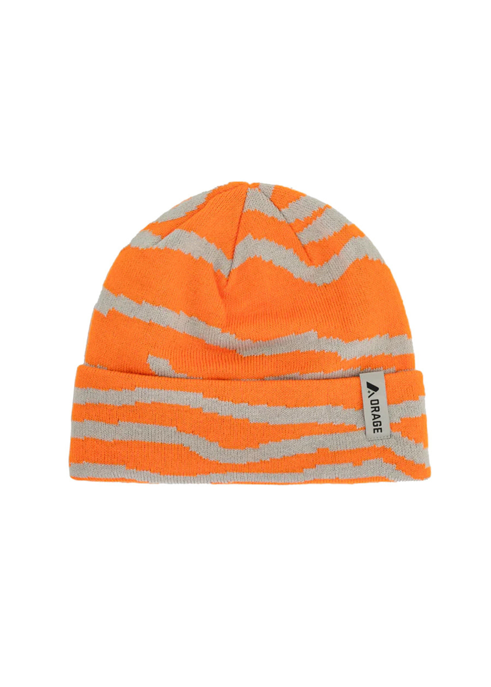ORAGE Tuque SELKIRK / Topo Blazing Orange (Unisexe)