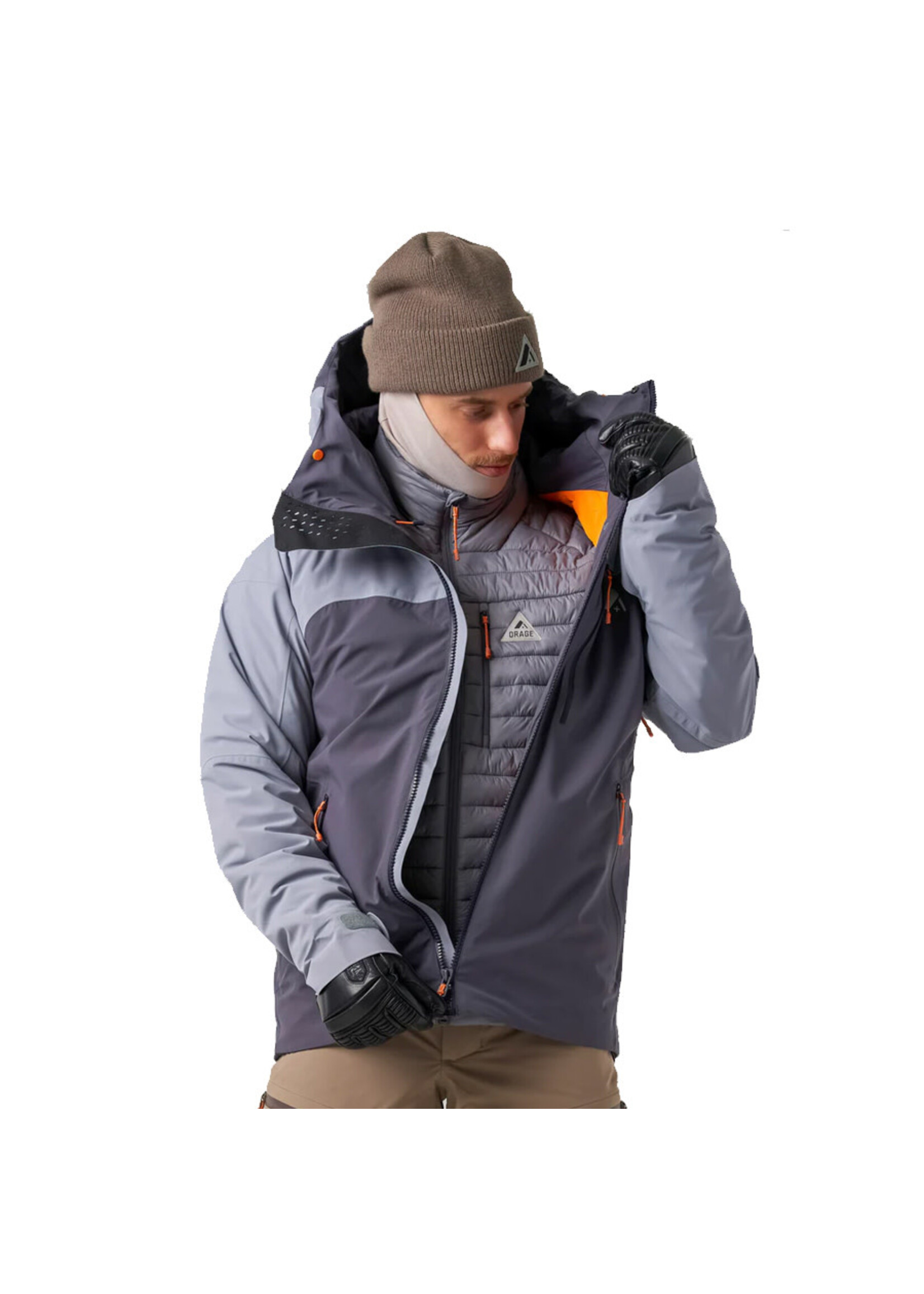 ORAGE Veste hybride MILLER  / Dark Steel Blue (Homme)
