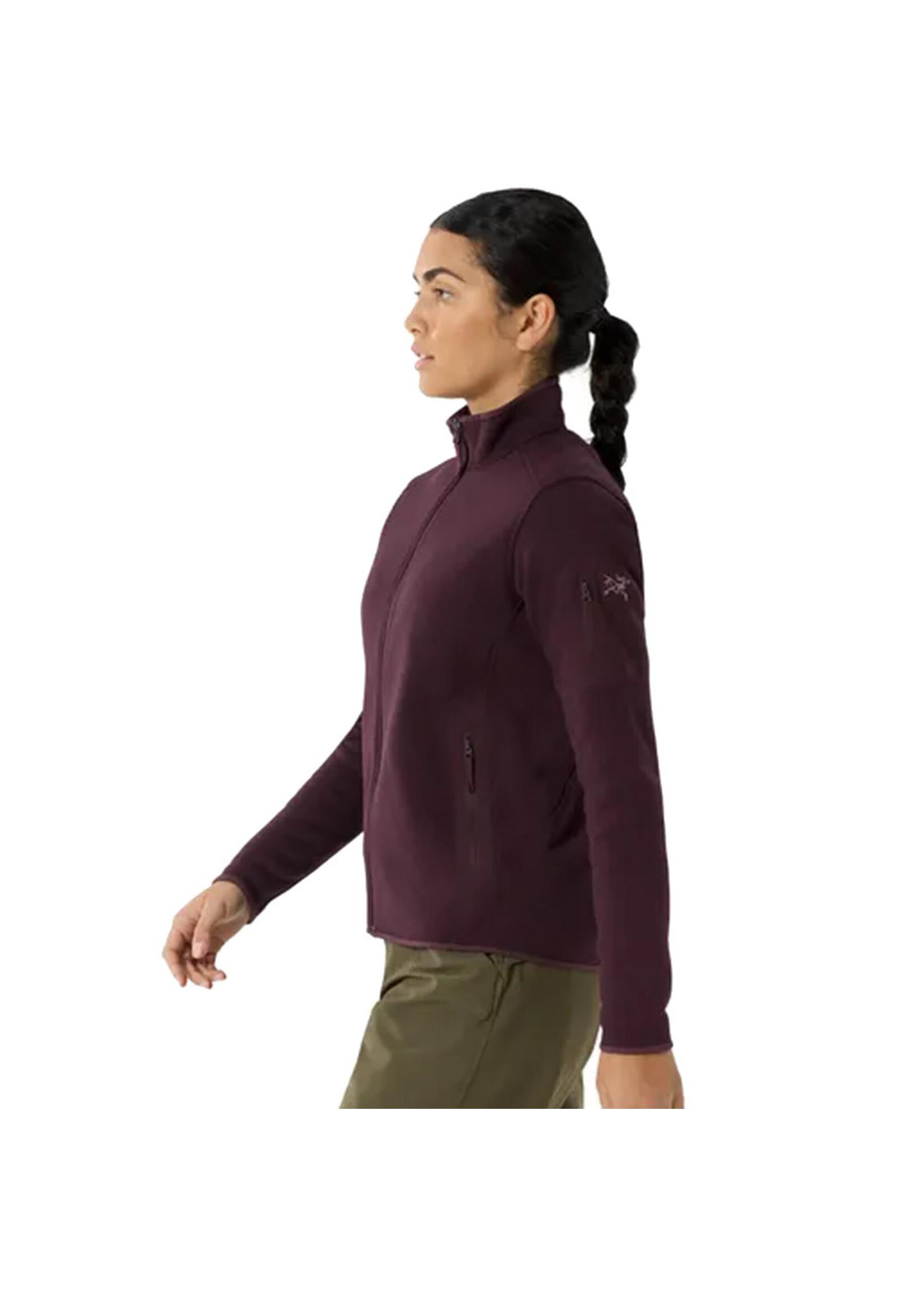 ARC'TERYX Veste polaire COVERT / Phantasm Heather (Femme)
