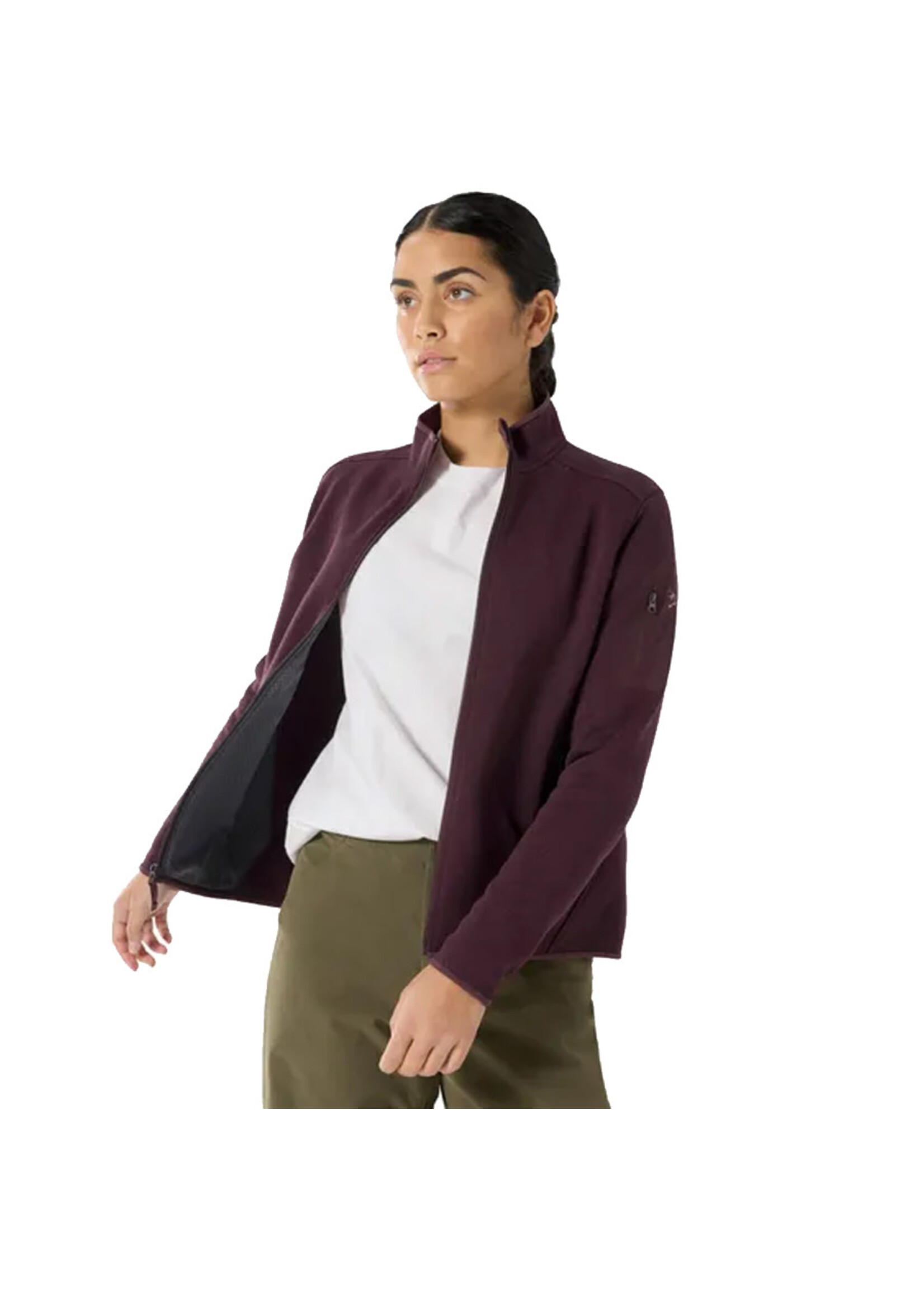 ARC'TERYX Veste polaire COVERT / Phantasm Heather (Femme)