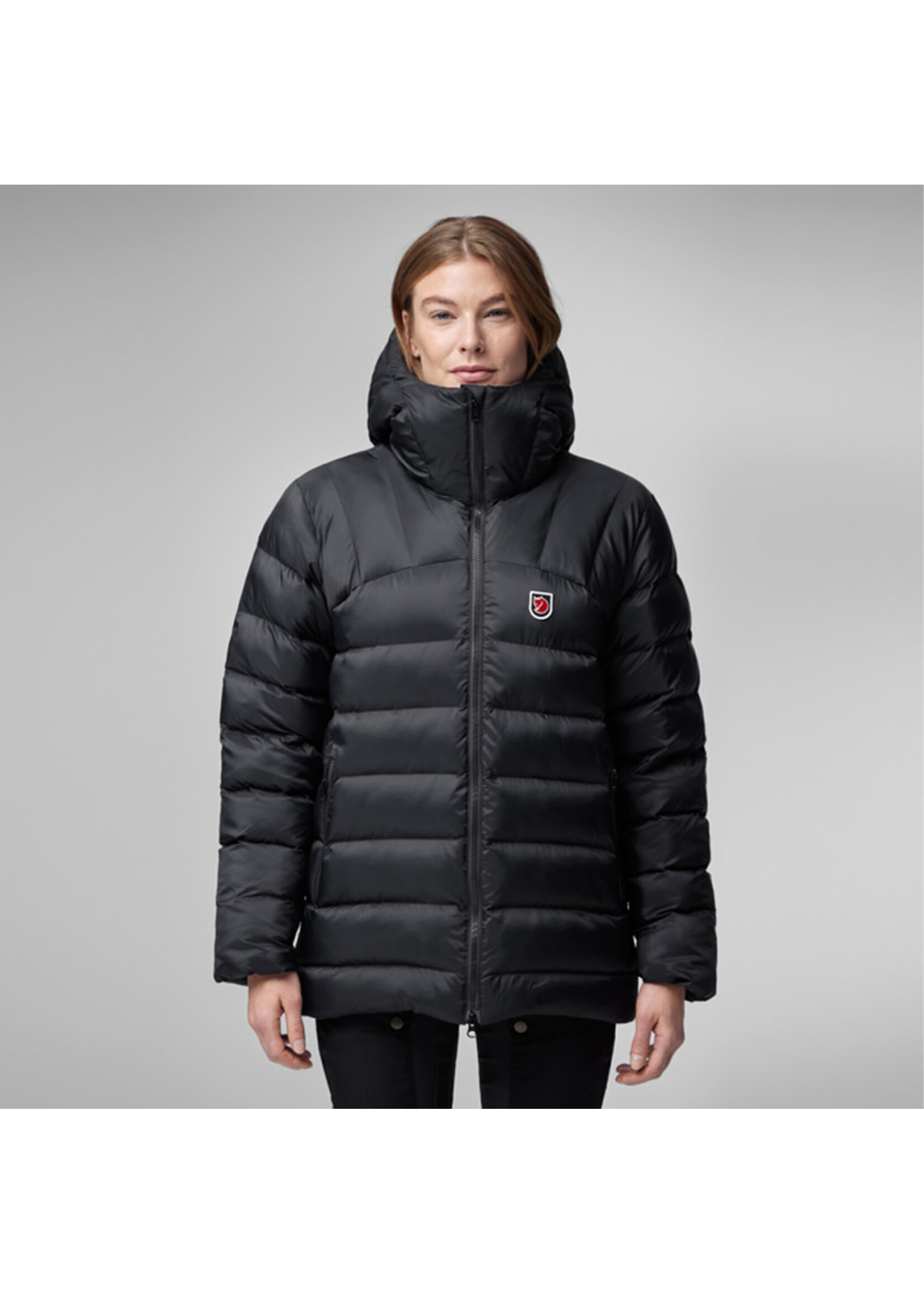 FJALL RAVEN Veste en duvet EXPEDITION / Black & Basalt (Femme)