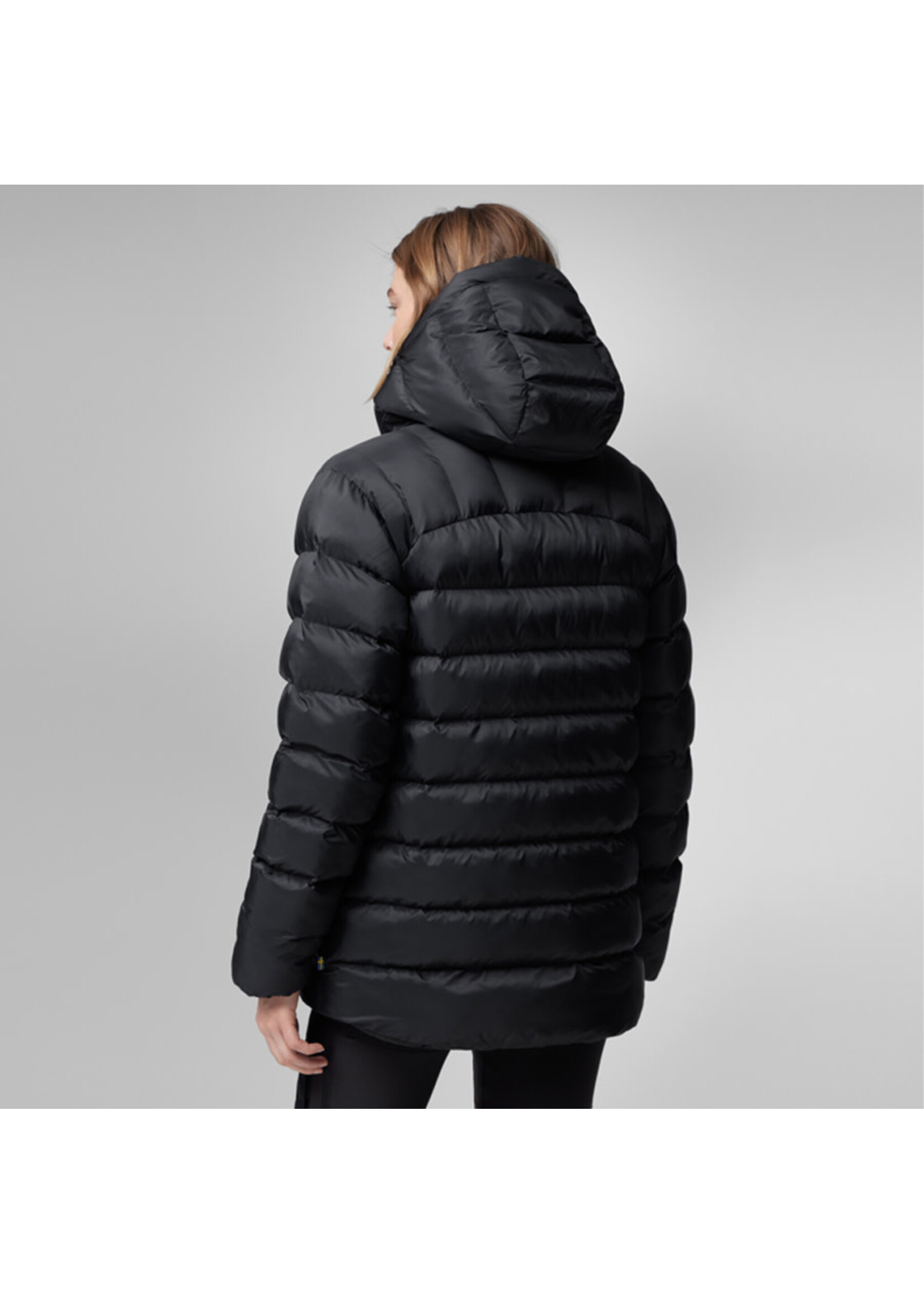 FJALL RAVEN Veste en duvet EXPEDITION / Black & Basalt (Femme)
