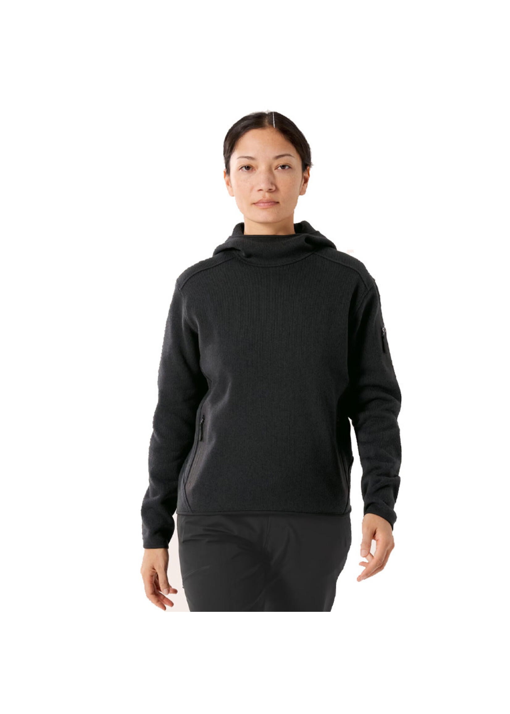 ARC'TERYX Chandail à capuchon COVERT / Noir (Femme)