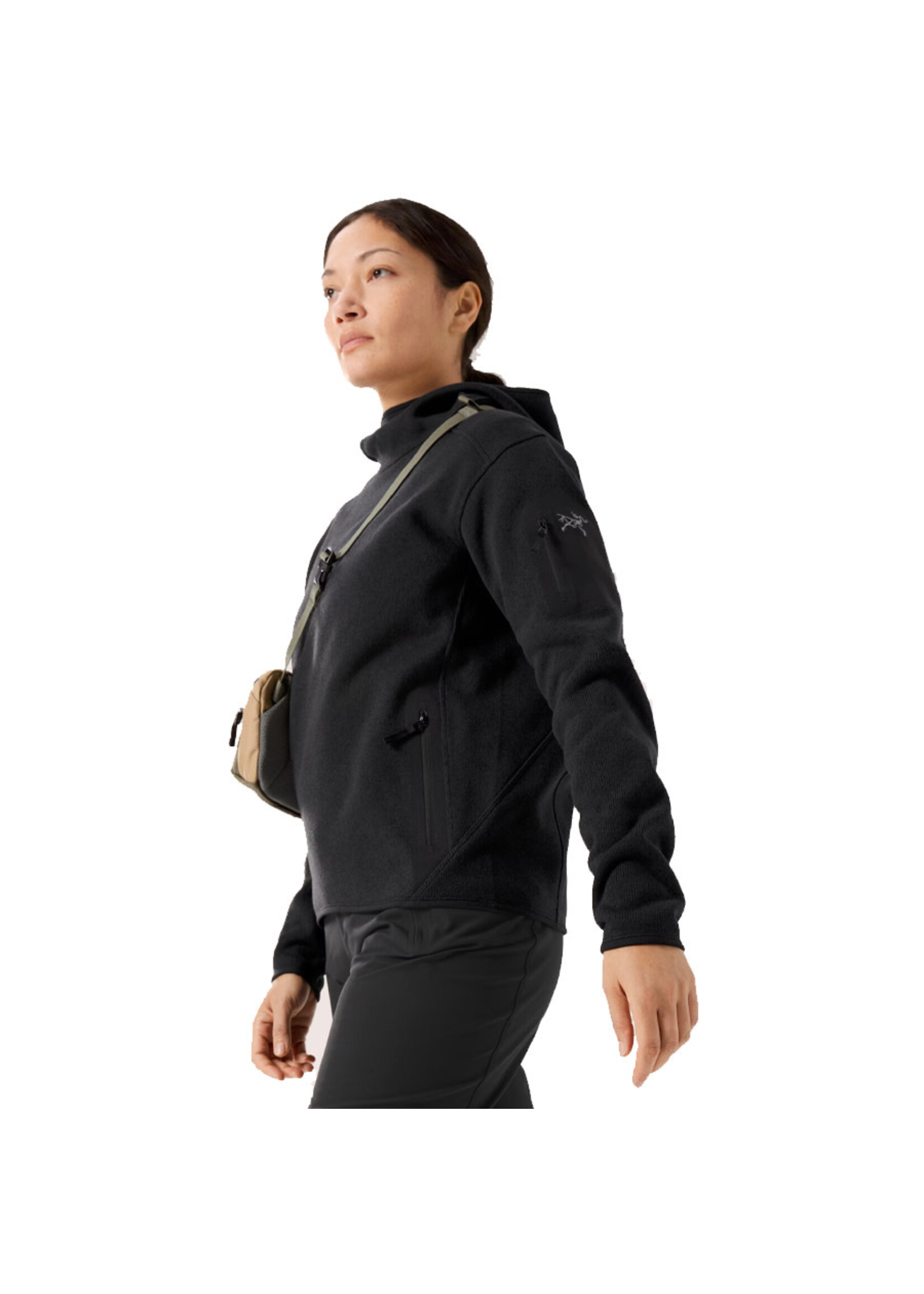 ARC'TERYX Chandail à capuchon COVERT / Noir (Femme)