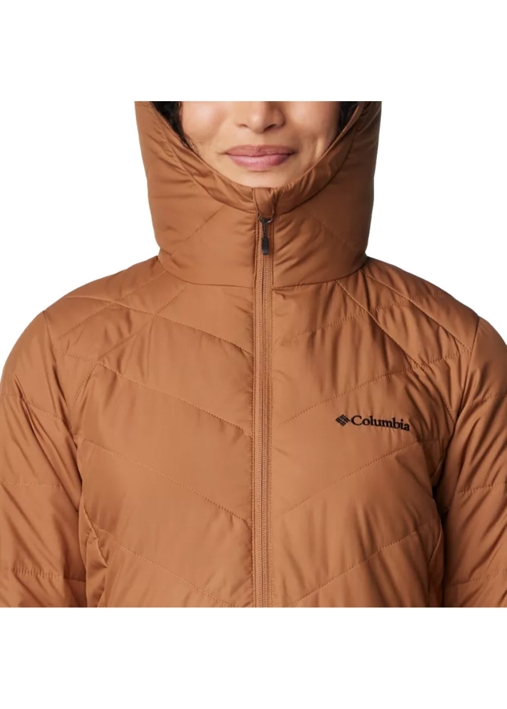 COLUMBIA Veste longue HEAVENLY / Camel Brown (Femme)