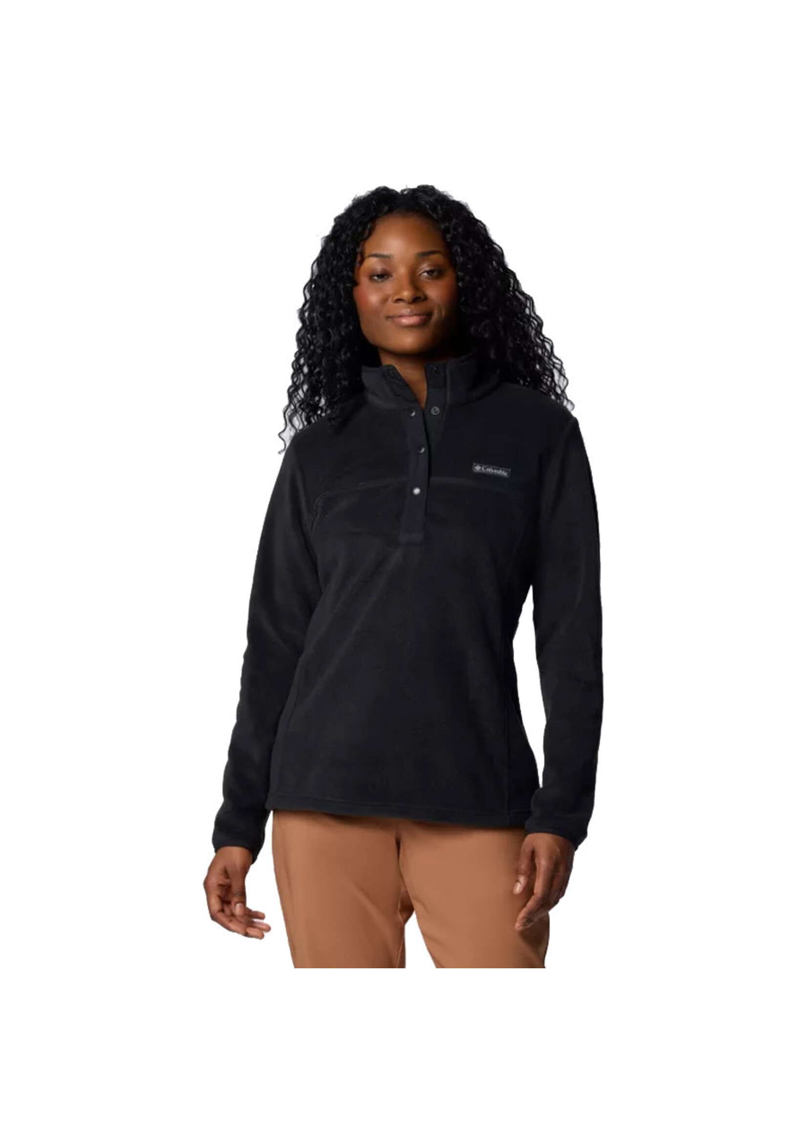 COLUMBIA Chandail polaire à ½ boutons-pression BENTON SPRINGS / Noir (Femme)