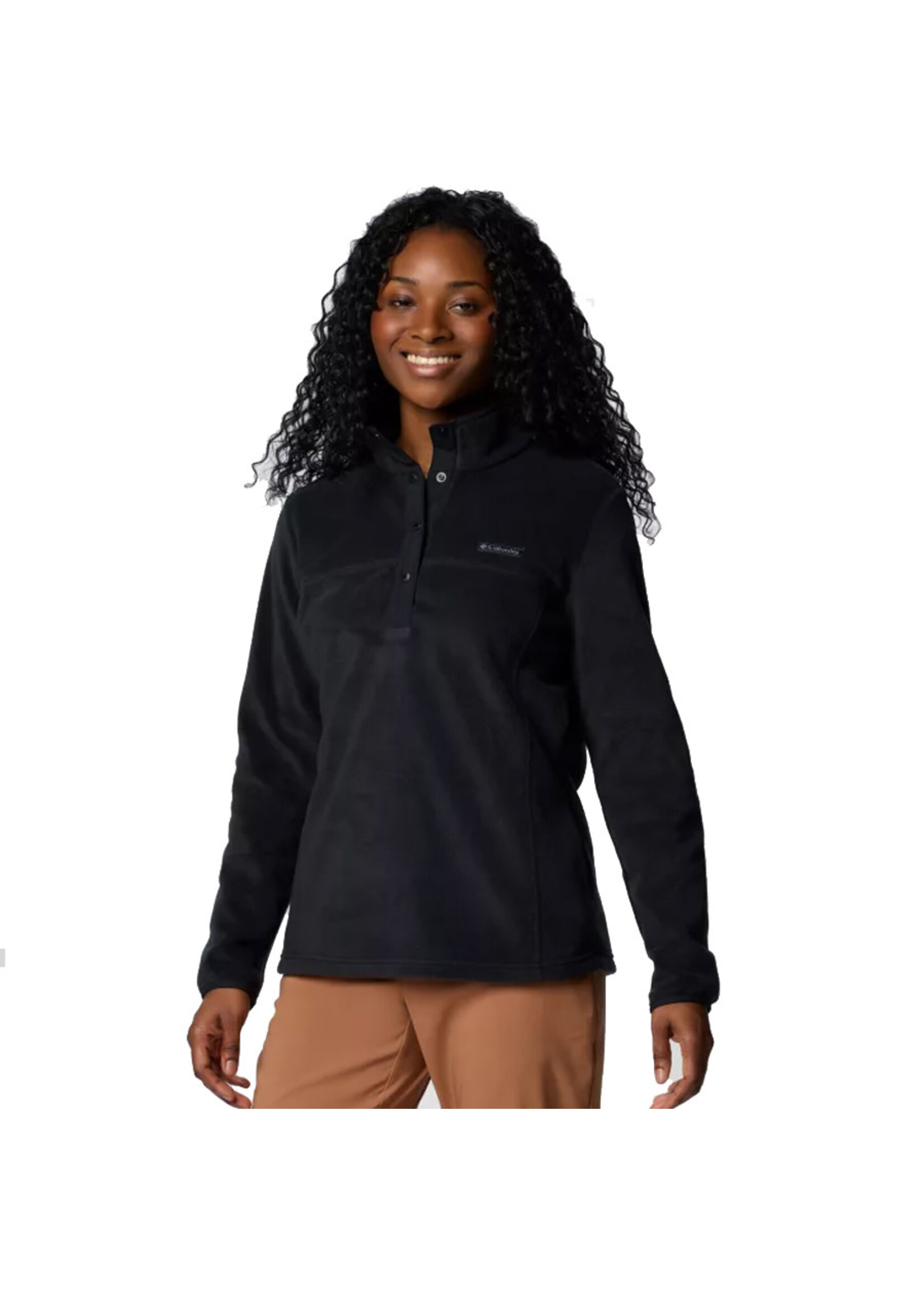 COLUMBIA Chandail polaire à ½ boutons-pression BENTON SPRINGS / Noir (Femme)