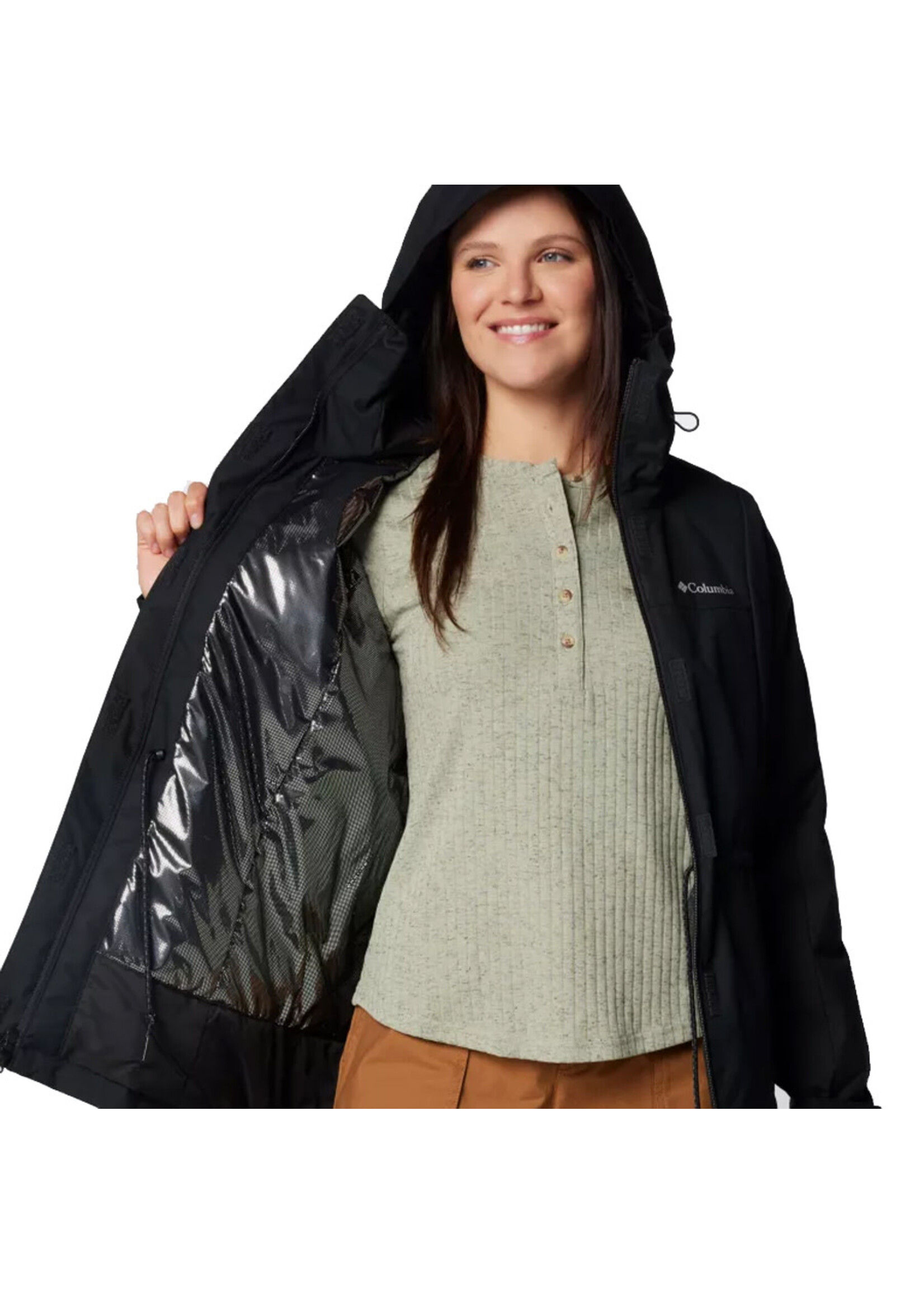 COLUMBIA Veste HIKEBOUND II Long  / Noir (Femme)