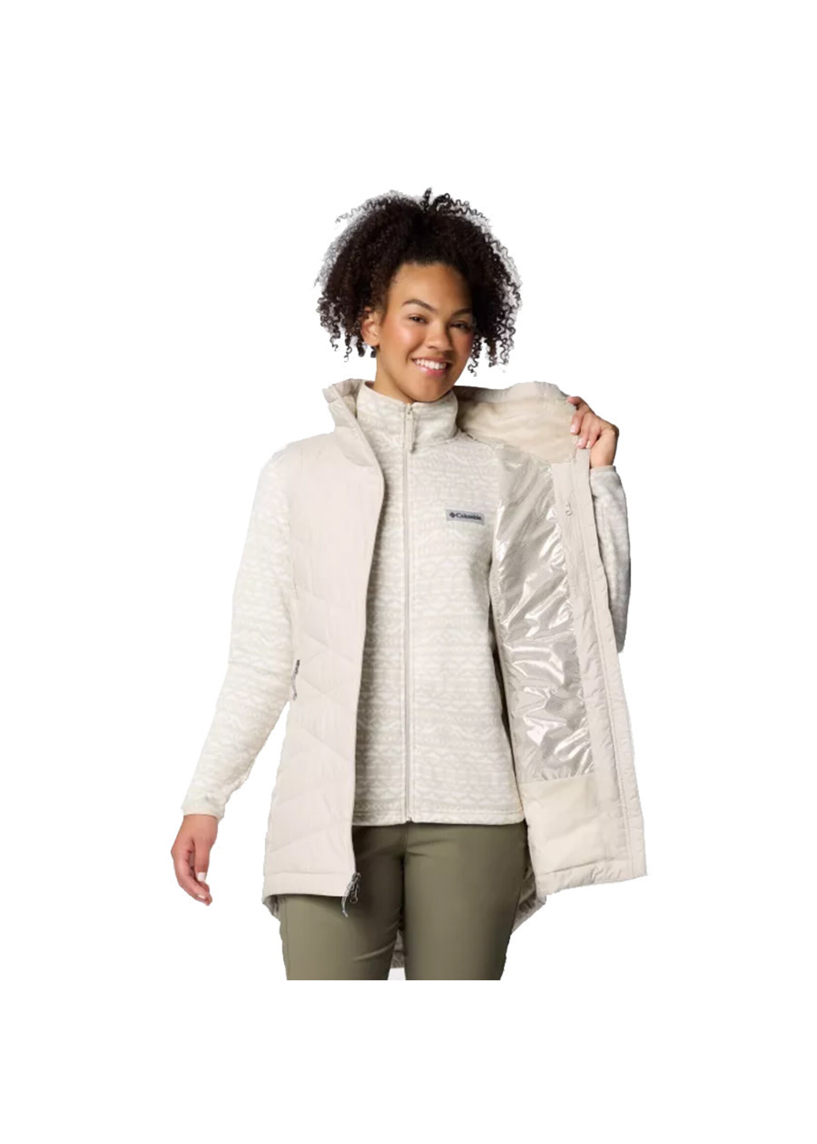 COLUMBIA Veste sans manches HEAVENLY II / Dark Stone (Femme)