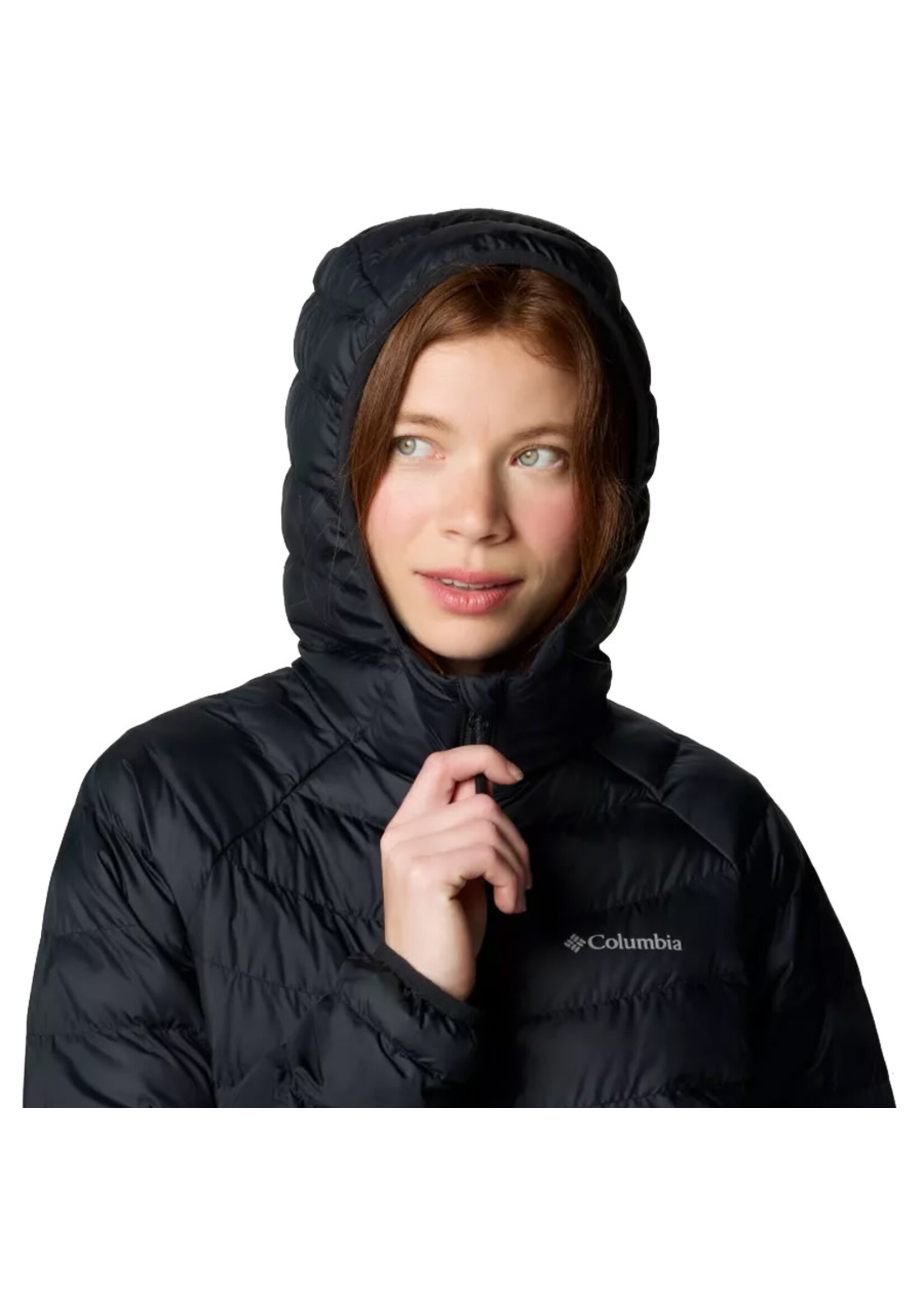 COLUMBIA Veste à capuchon POWDER LITE II / Noir (Femme)