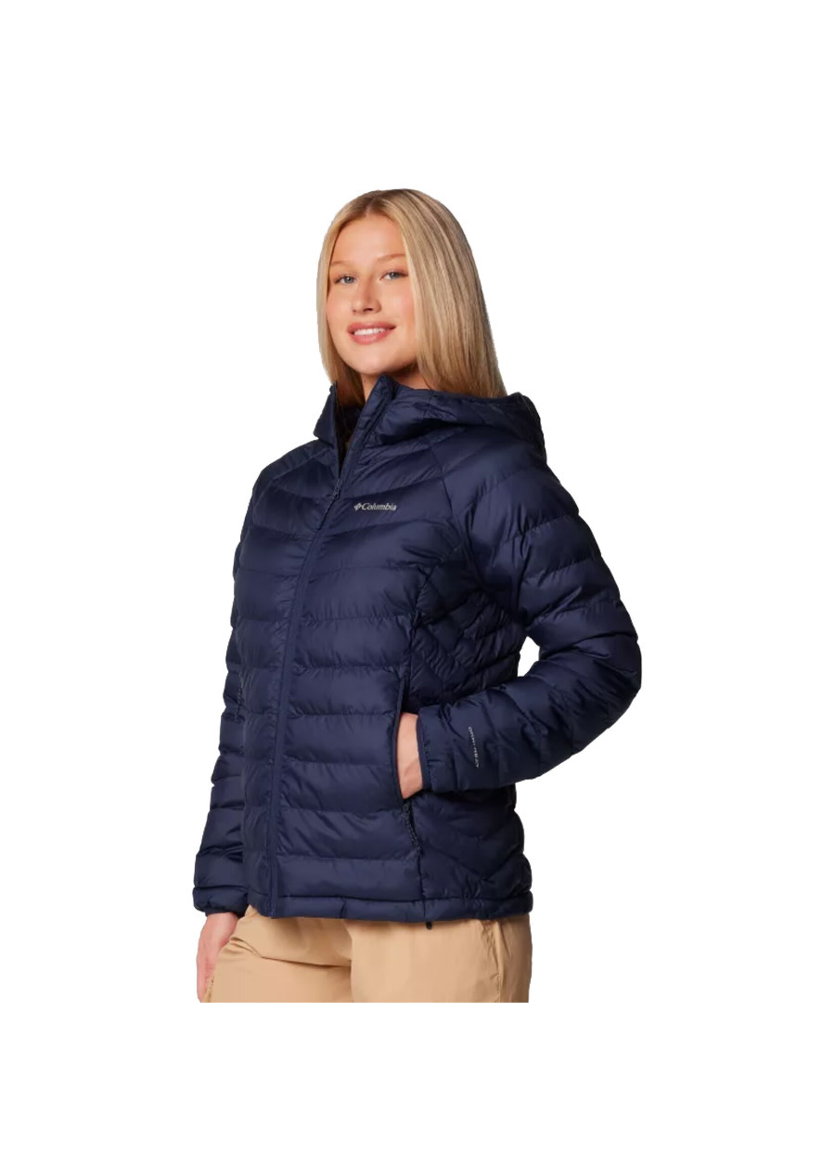 COLUMBIA Veste à capuchon POWDER LITE II / Navy (Femme)