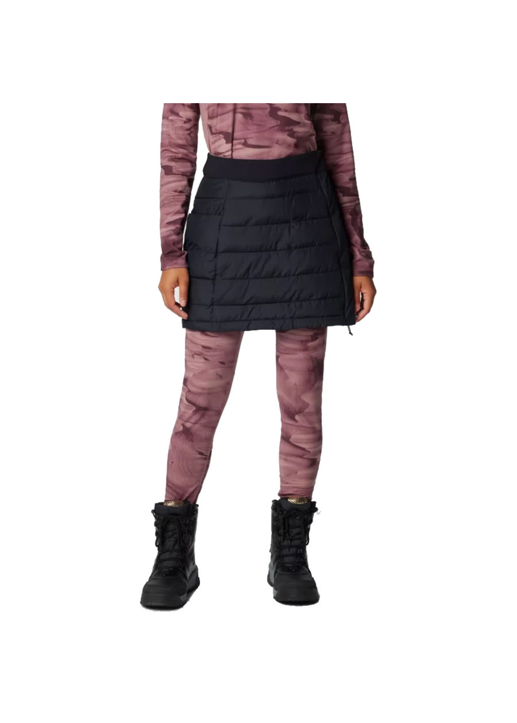 COLUMBIA Jupe isolée POWDER LITE III / Noir (Femme)