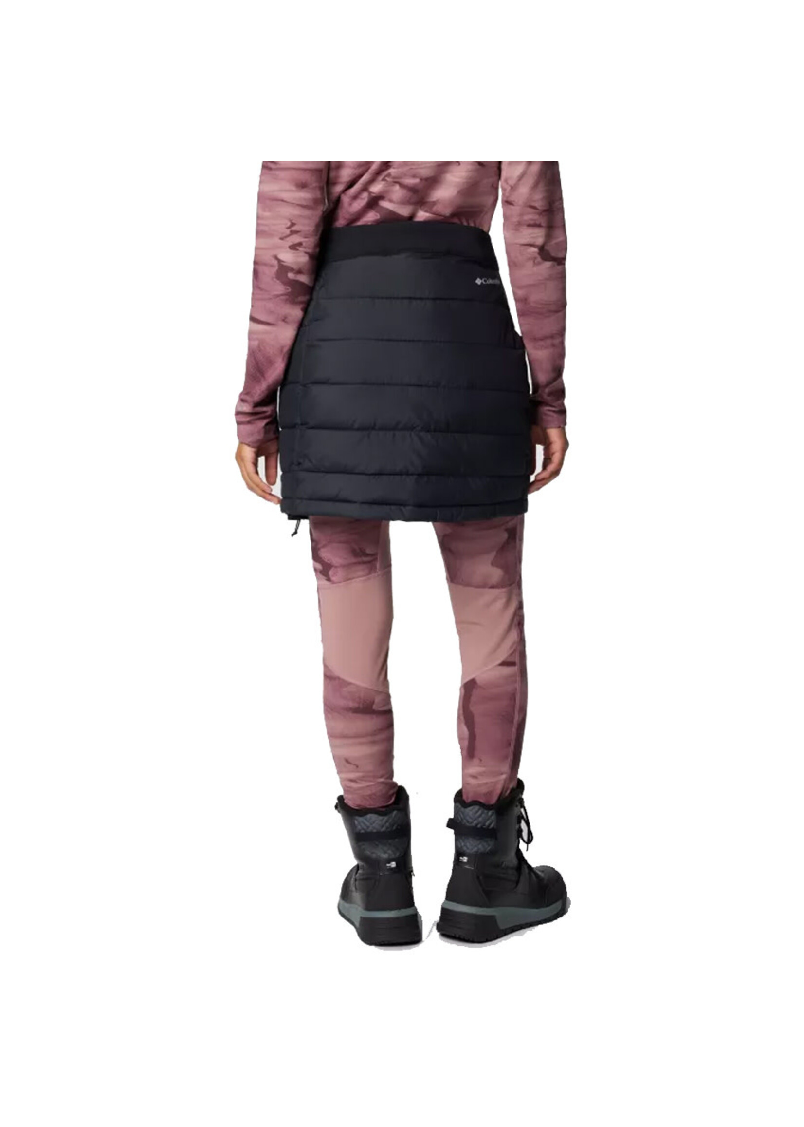 COLUMBIA Jupe isolée POWDER LITE III / Noir (Femme)