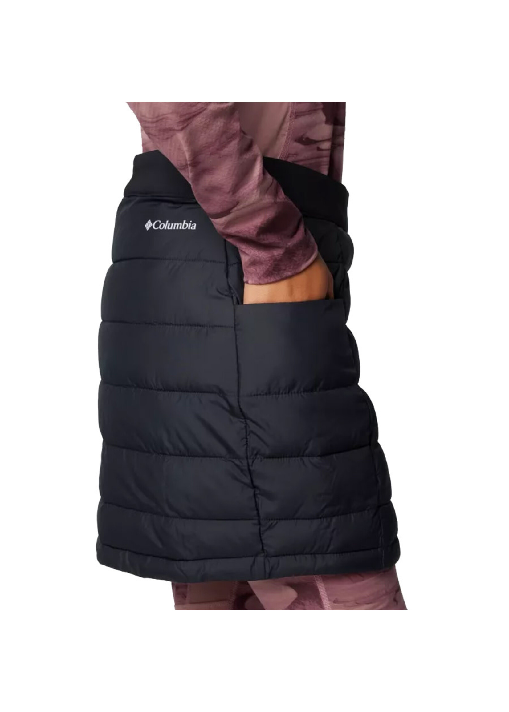 COLUMBIA Jupe isolée POWDER LITE III / Noir (Femme)