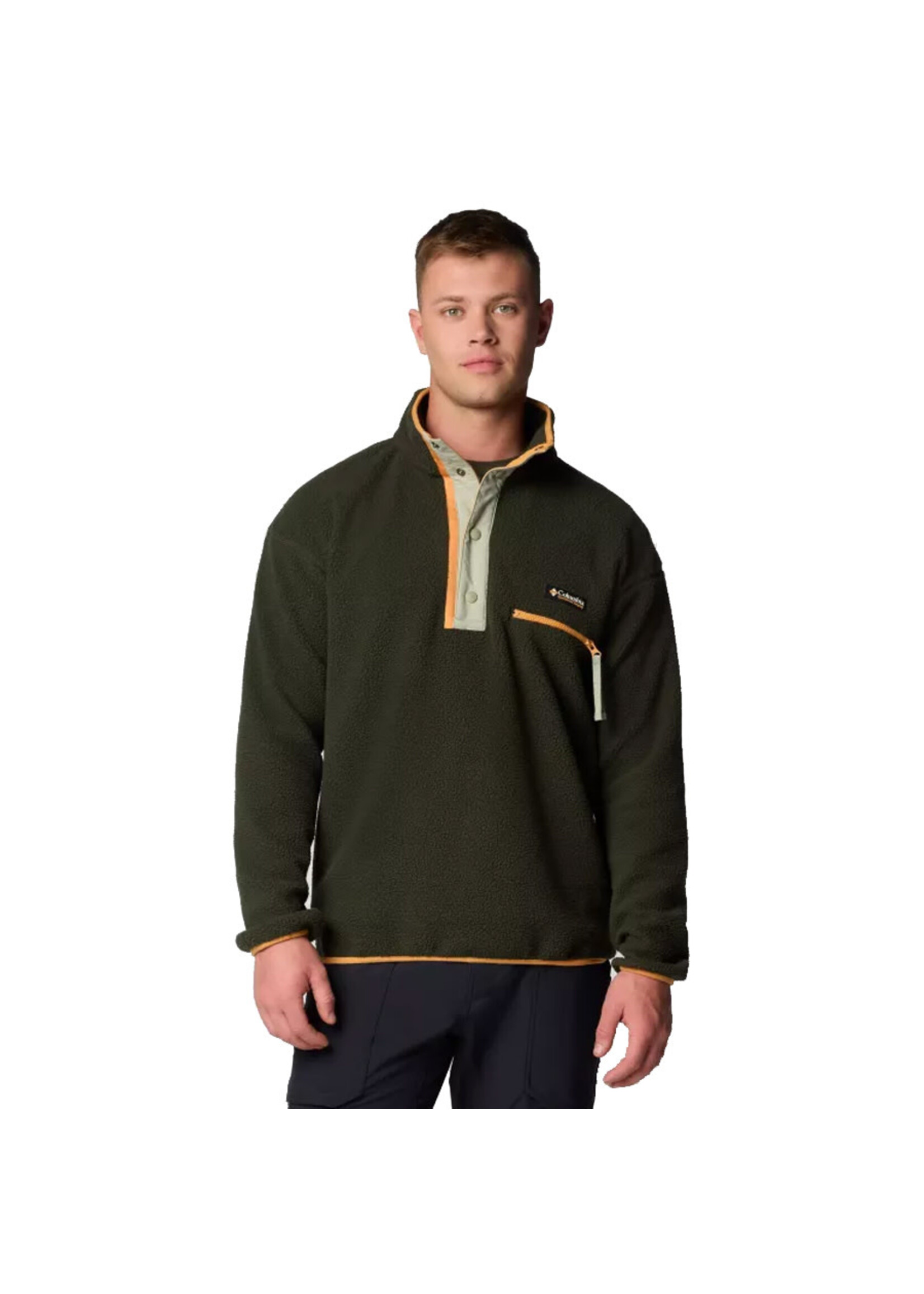 COLUMBIA Veste polaire à ½ boutons-pression HELVETIA II / Greenscape (Homme)
