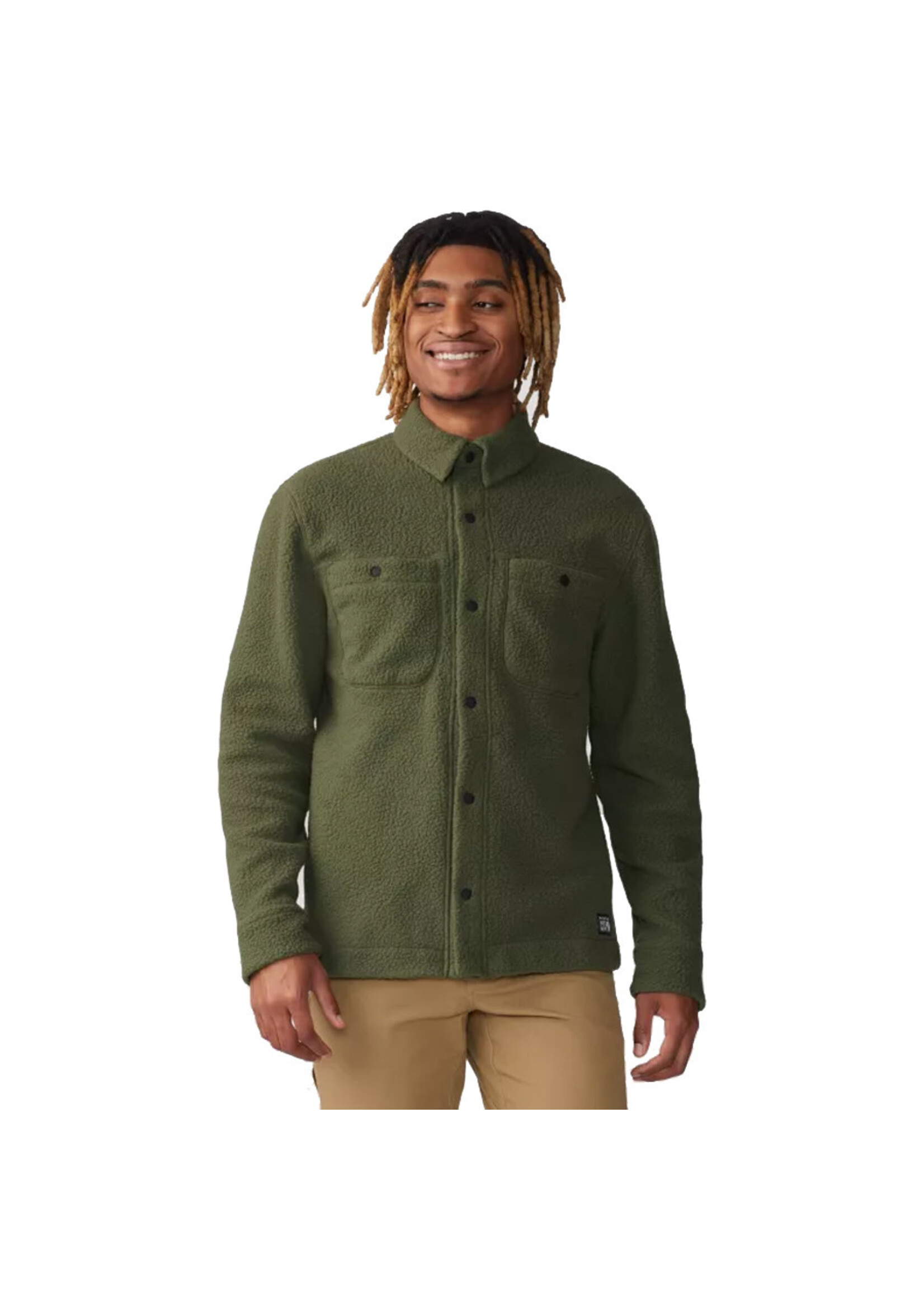 MOUNTAIN HARDWEAR Chemise polaire HICAMP / Surplus Green (Homme)