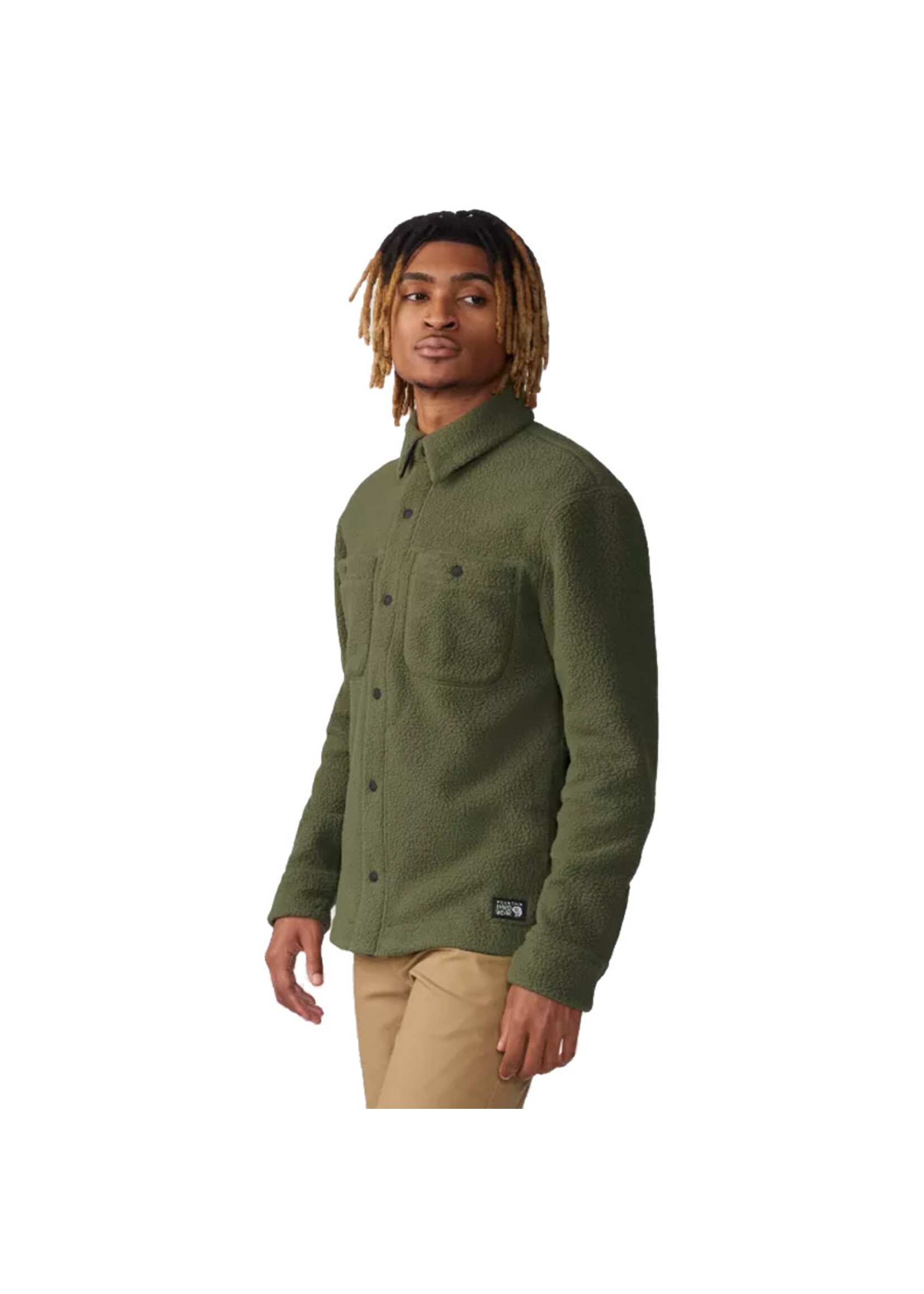 MOUNTAIN HARDWEAR Chemise polaire HICAMP / Surplus Green (Homme)
