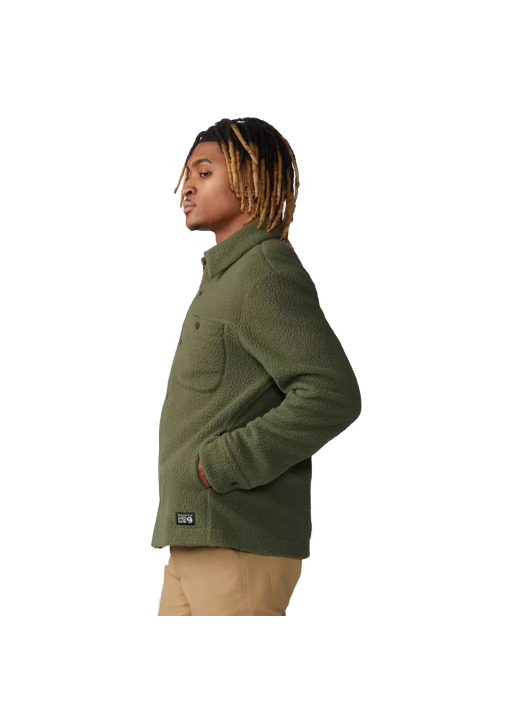 MOUNTAIN HARDWEAR Chemise polaire HICAMP / Surplus Green (Homme)