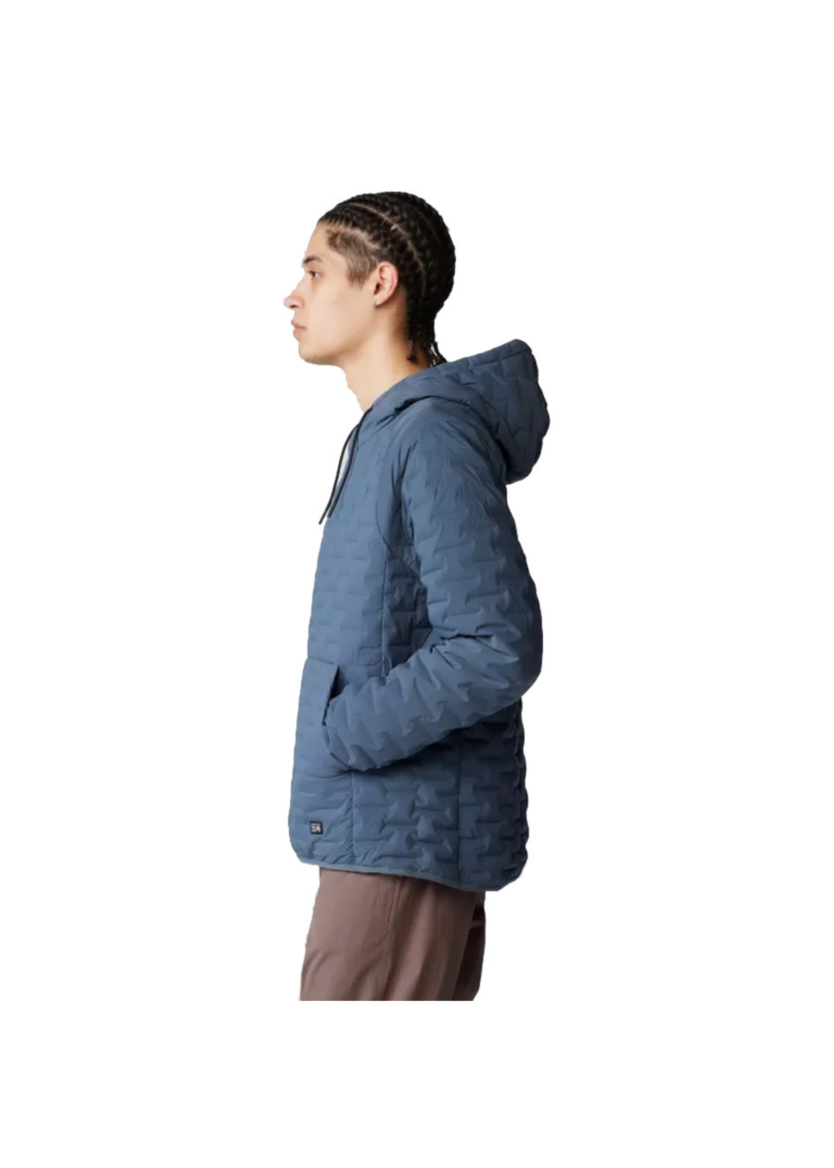 MOUNTAIN HARDWEAR Veste à capuchon STRETCHDOWN LIGHT / Moon Blue (Homme)