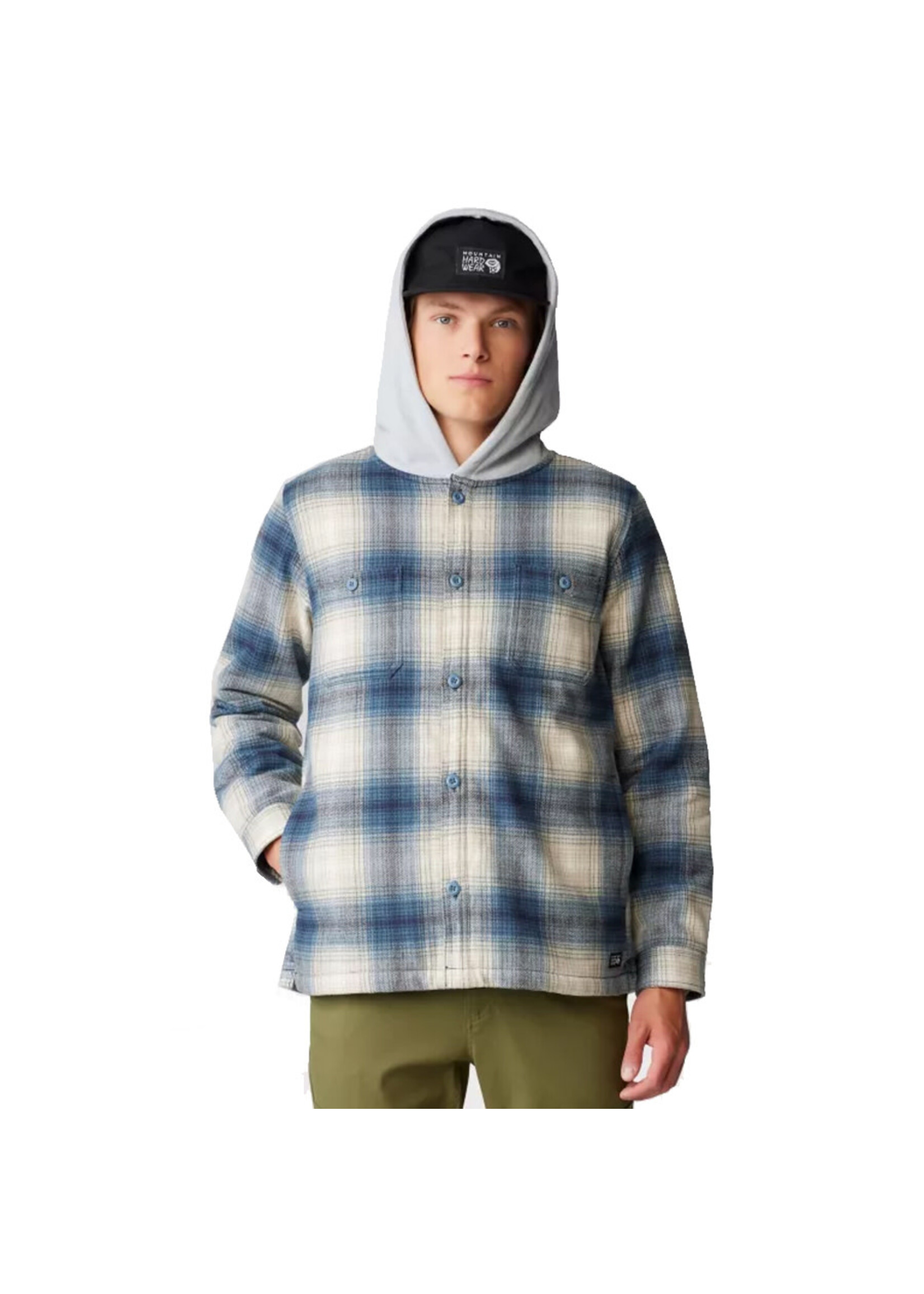 MOUNTAIN HARDWEAR Veste chemise PLUSHER MICROCHILL / Adriatic Blue (Homme)