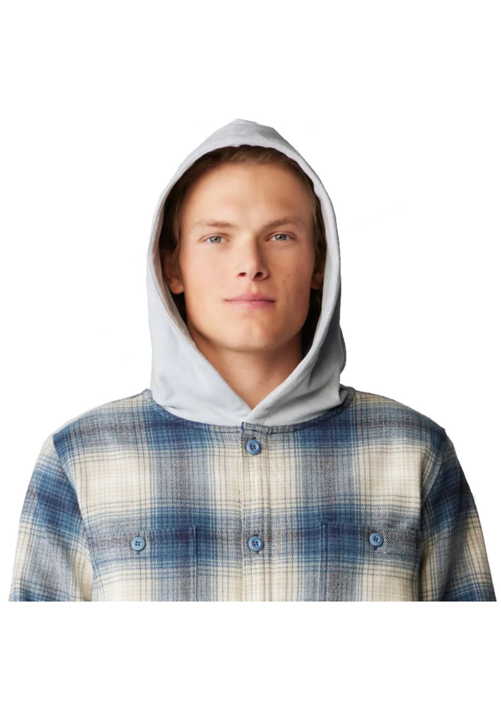 MOUNTAIN HARDWEAR Veste chemise PLUSHER MICROCHILL / Adriatic Blue (Homme)