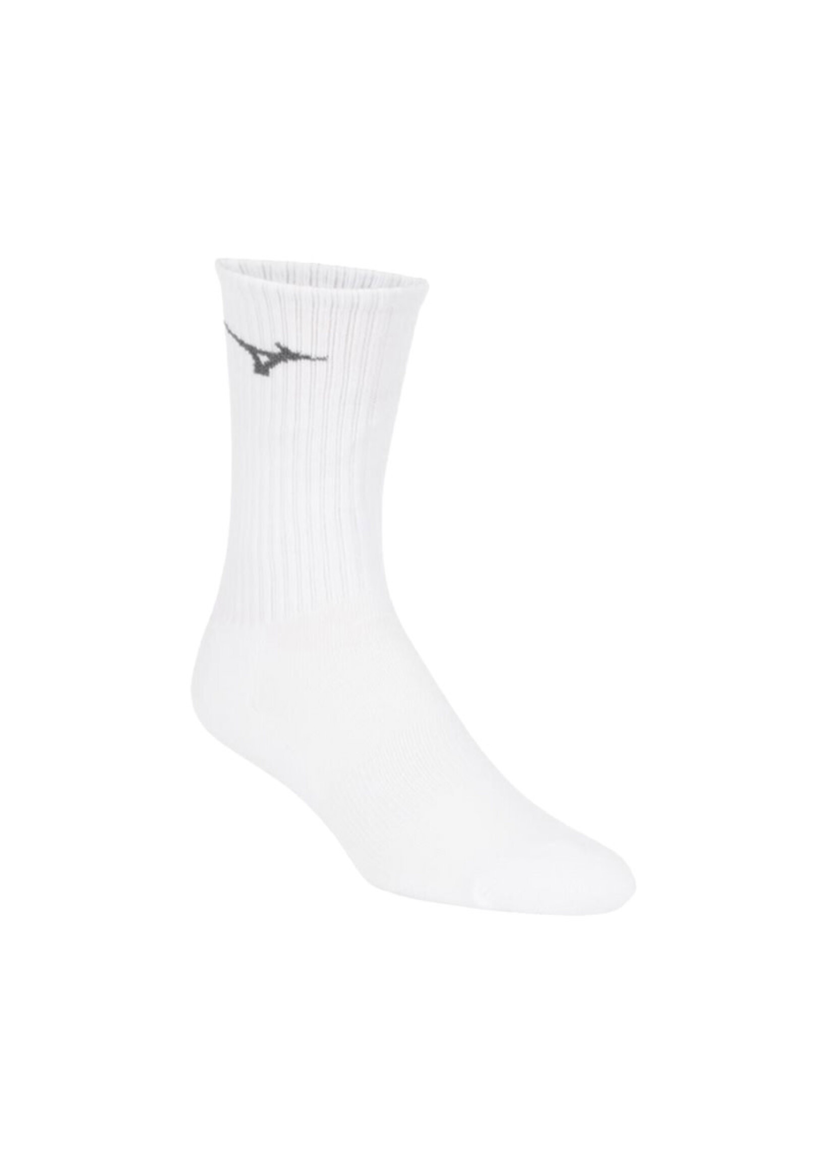 MIZUNO Chaussettes en paquet de 3 VITAL CREW / Blanc (Unisexe)