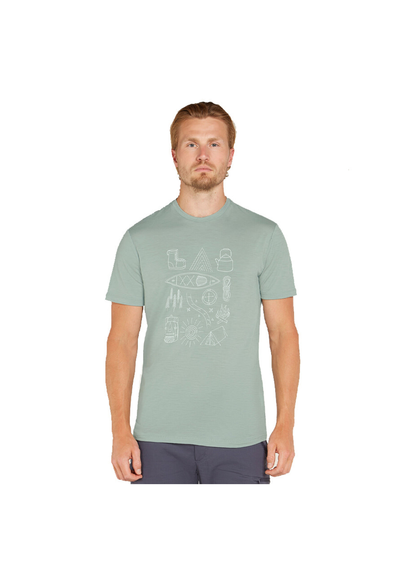 ICEBREAKER T-shirt 150 TECH LITE / Moss (Homme)