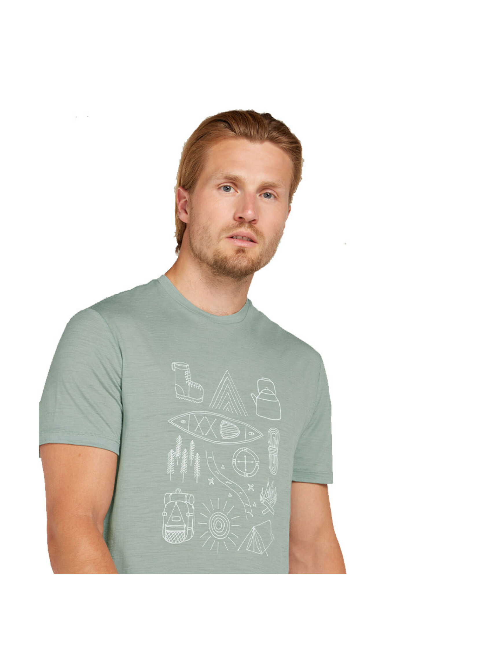 ICEBREAKER T-shirt 150 TECH LITE / Moss (Homme)