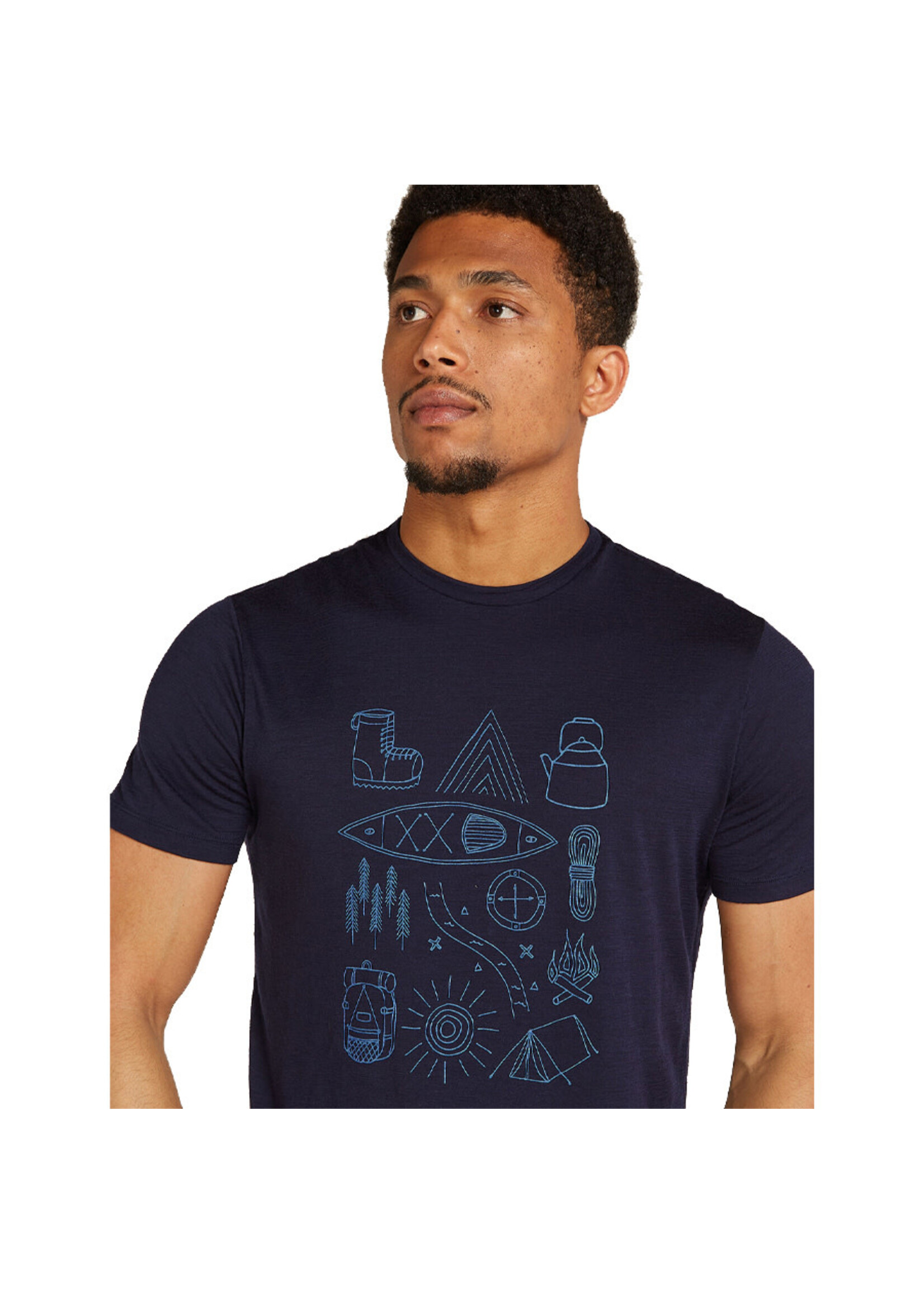ICEBREAKER T-shirt 150 TECH LITE / Midnight Navy (Homme)