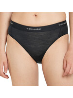 ICEBREAKER Culotte taille haute en mélange de mérinos 125 COOL-LITE™ SPRITE / Noir (Femme)