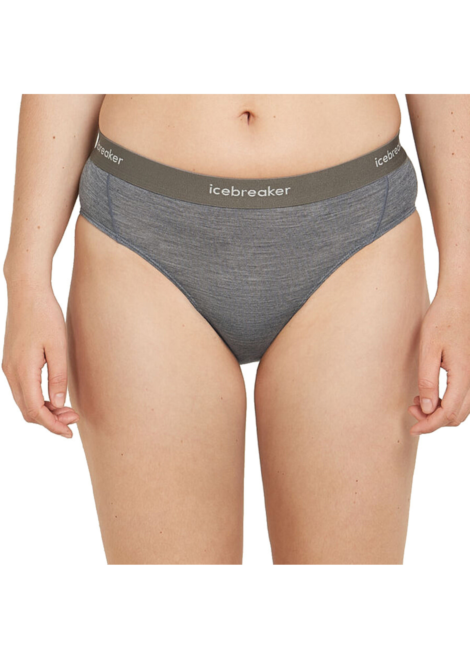 ICEBREAKER Culotte taille haute en mélange de mérinos 125 COOL-LITE™ SPRITE / Gritstone (Femme)
