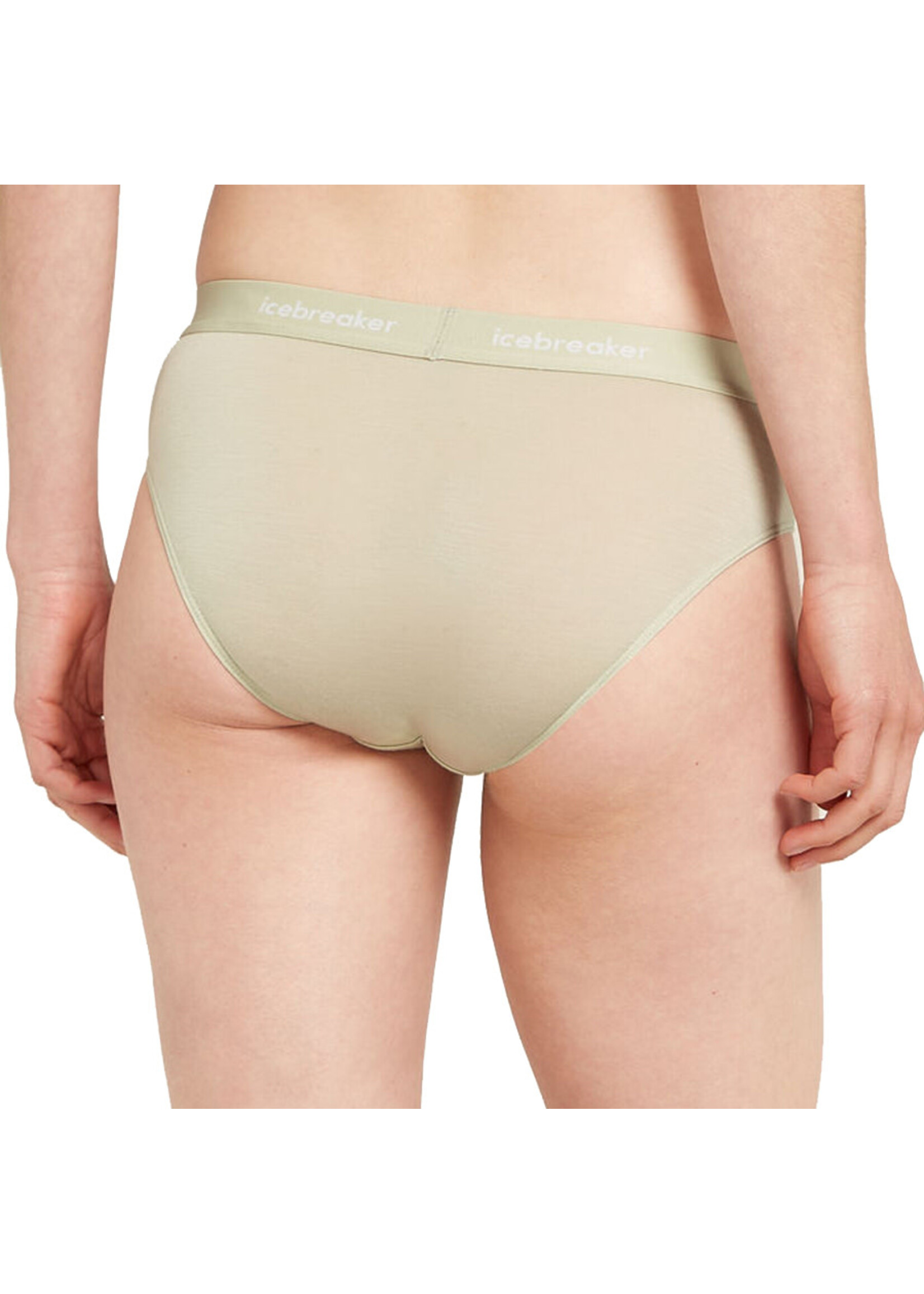 ICEBREAKER Culotte taille haute en mélange de mérinos 125 COOL-LITE™ SPRITE / Ashen (Femme)