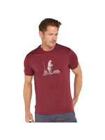 ICEBREAKER T-shirt 150 TECH LITE POLAR PADDLE / Port (Homme)