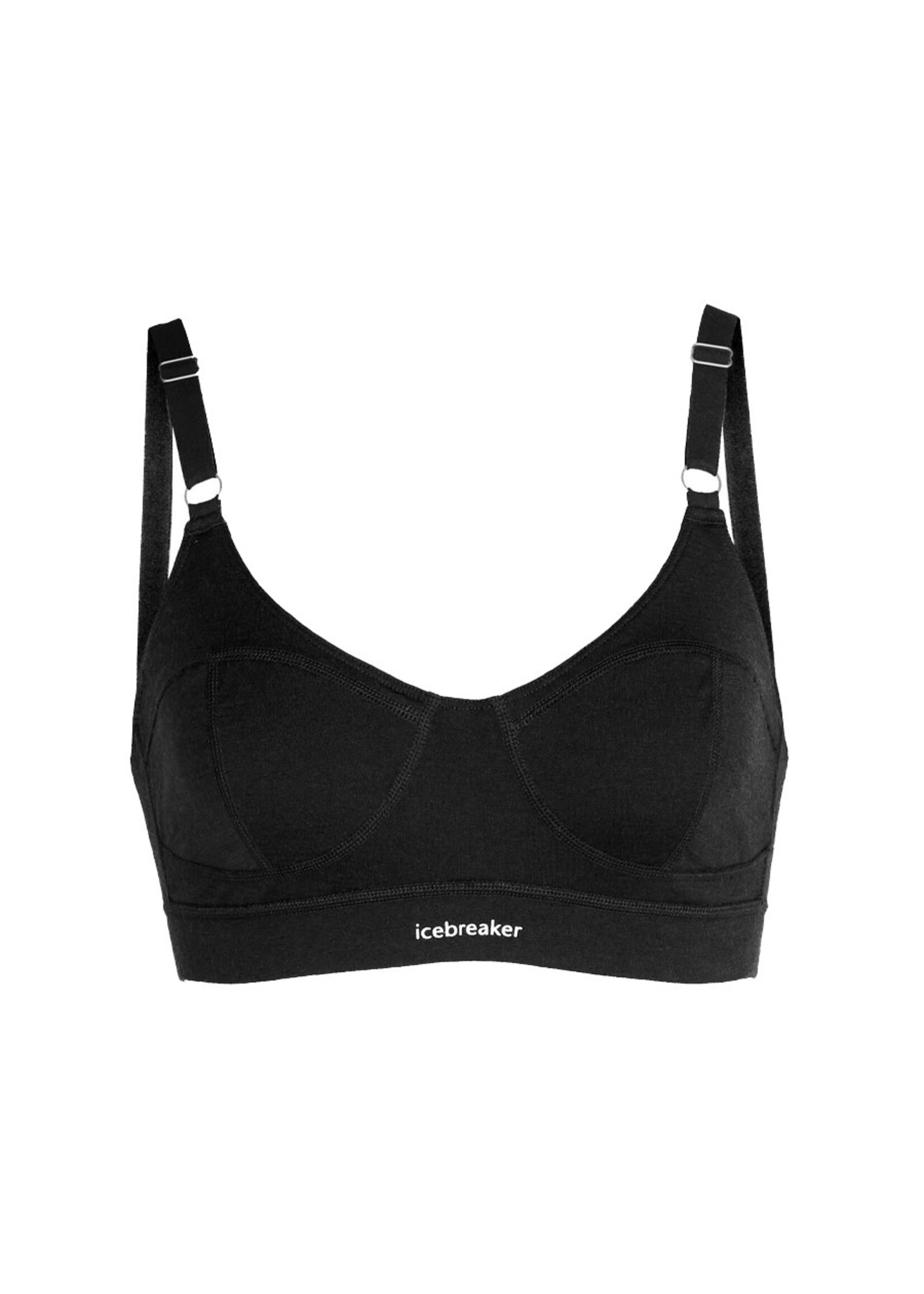ICEBREAKER Soutien-gorge QUEENS CLASP / Noir (Femme)