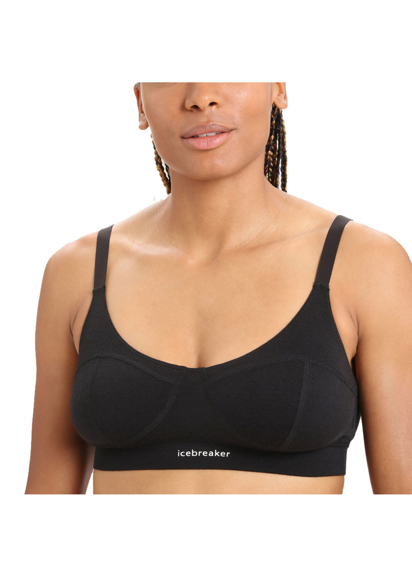 ICEBREAKER Soutien-gorge QUEENS CLASP / Noir (Femme)