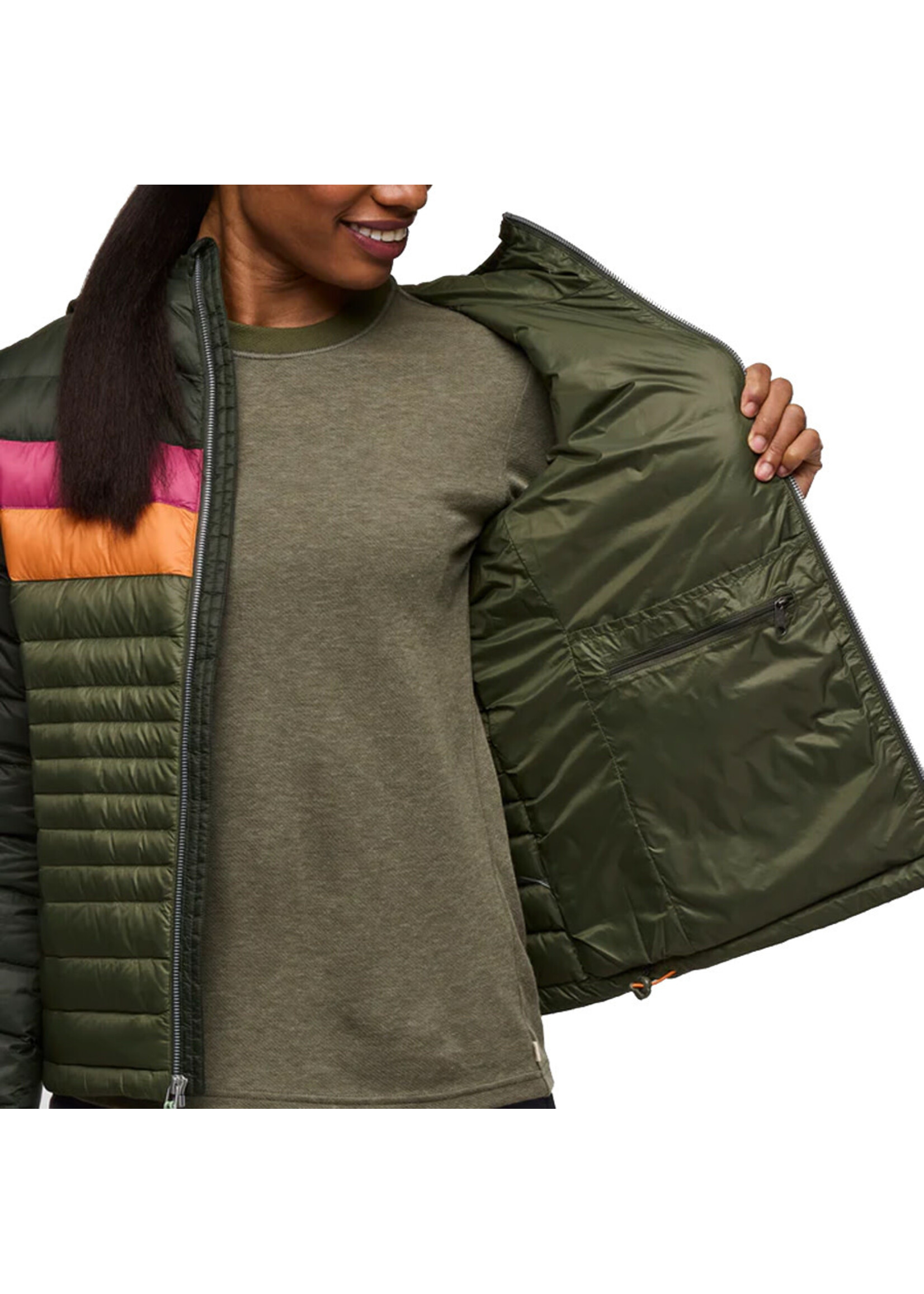 COTOPAXI Veste à capuchon FUEGO / Woods & Fatigue (Femme)