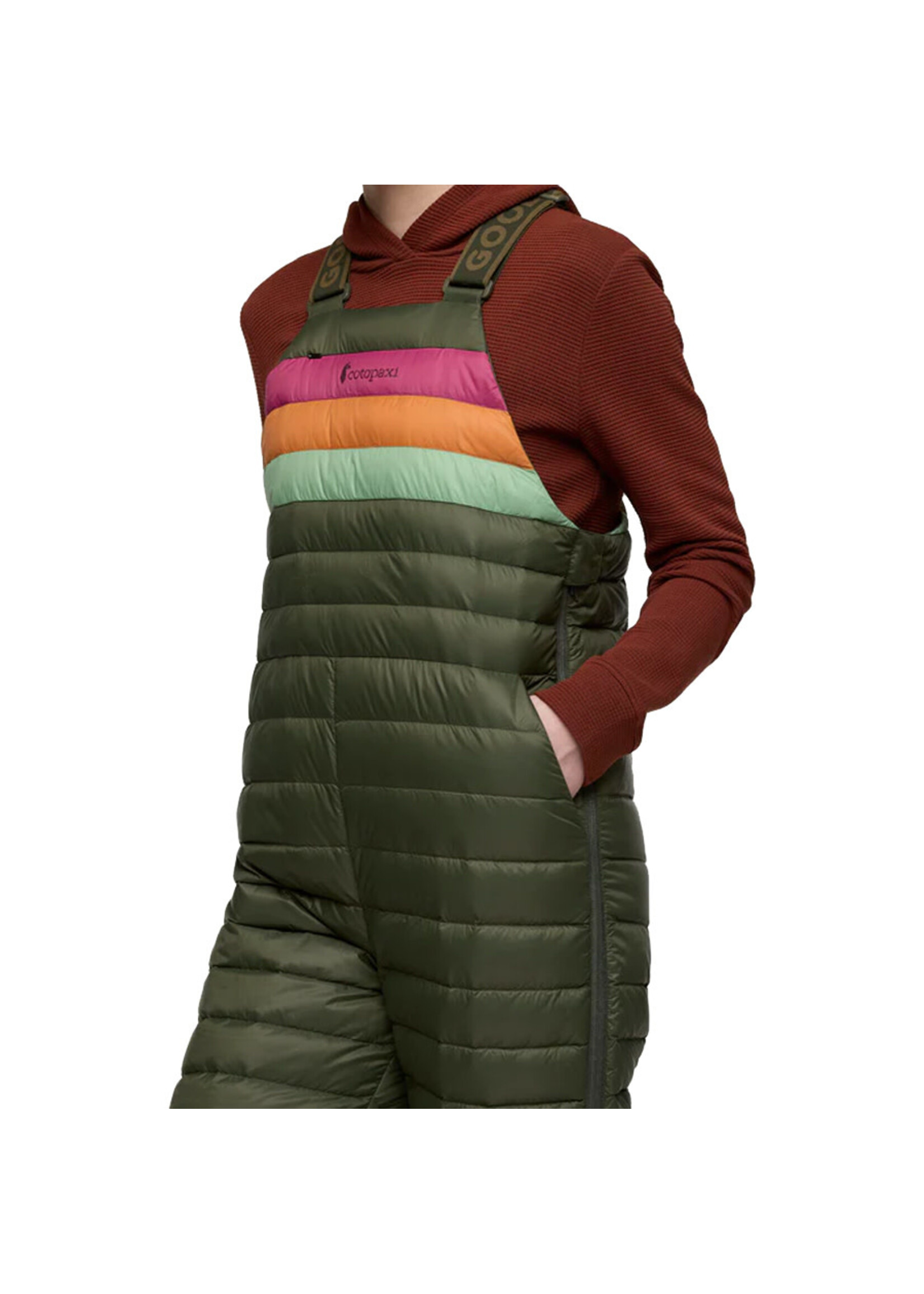 COTOPAXI Salopette FUEGO DOWN / Fatigue Stripes (Femme)