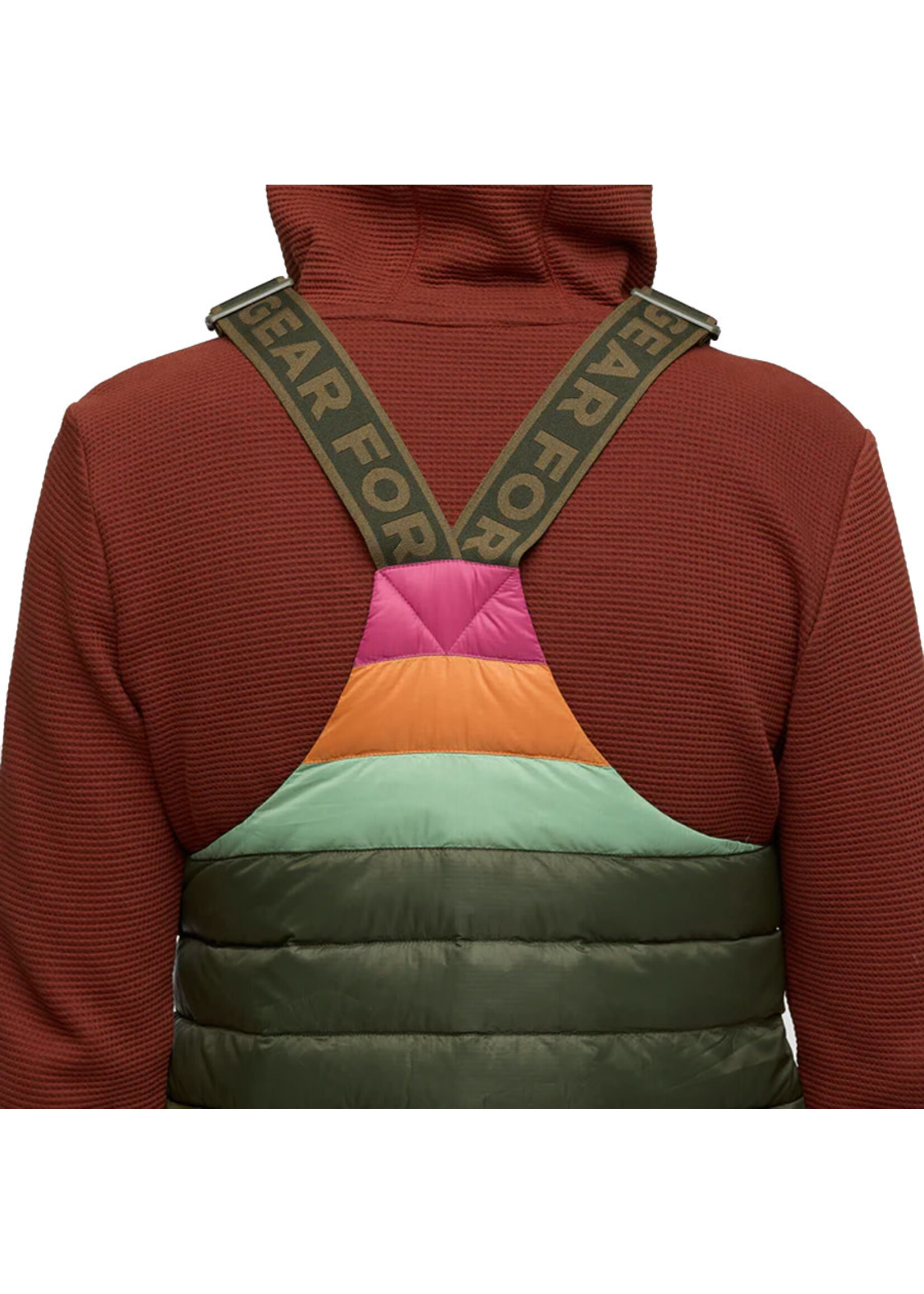 COTOPAXI Salopette FUEGO DOWN / Fatigue Stripes (Femme)