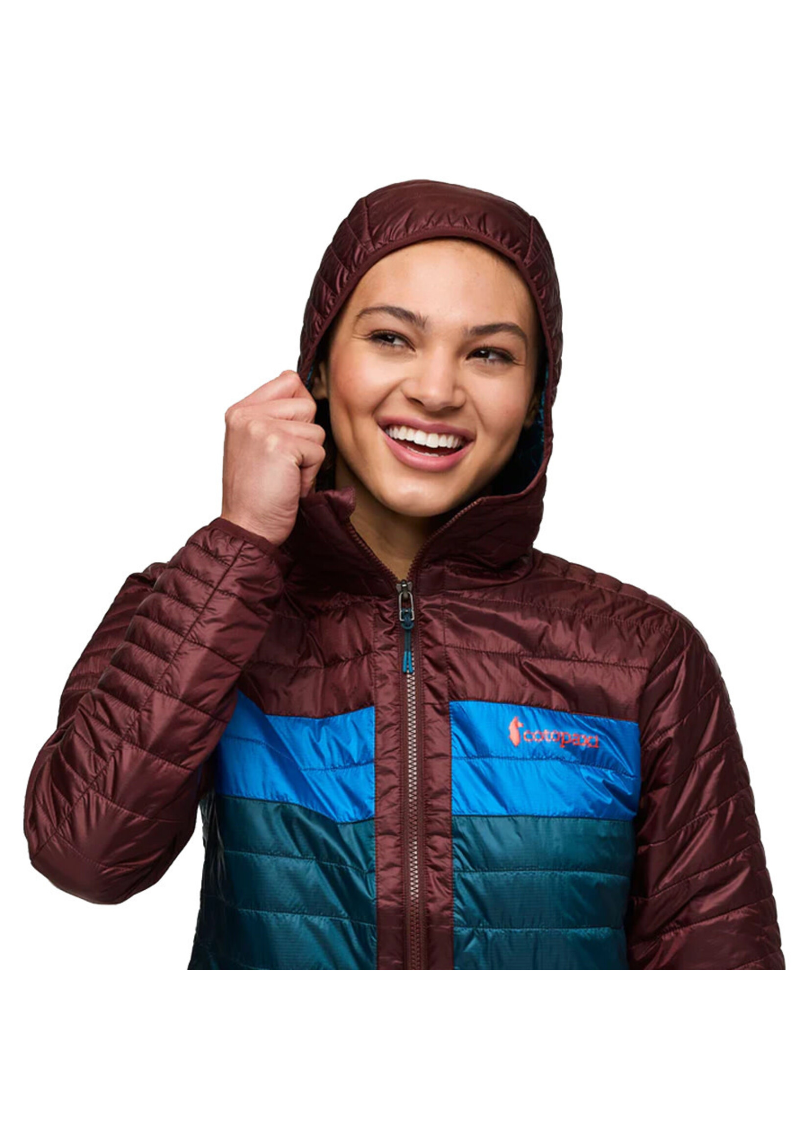 COTOPAXI Veste à capuchon CAPA / Chestnut & Abyss (Femme)