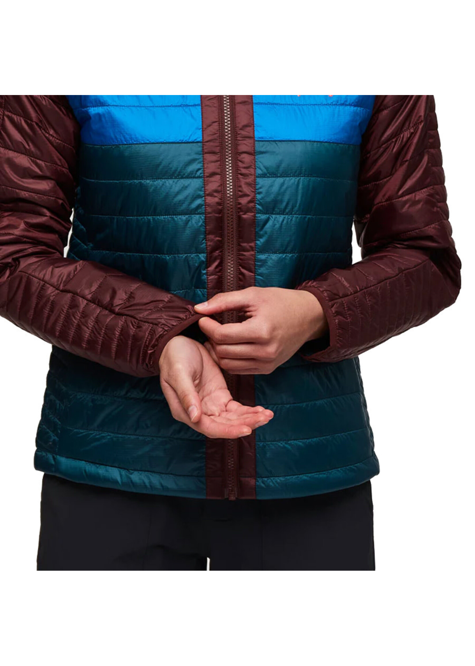 COTOPAXI Veste à capuchon CAPA / Chestnut & Abyss (Femme)