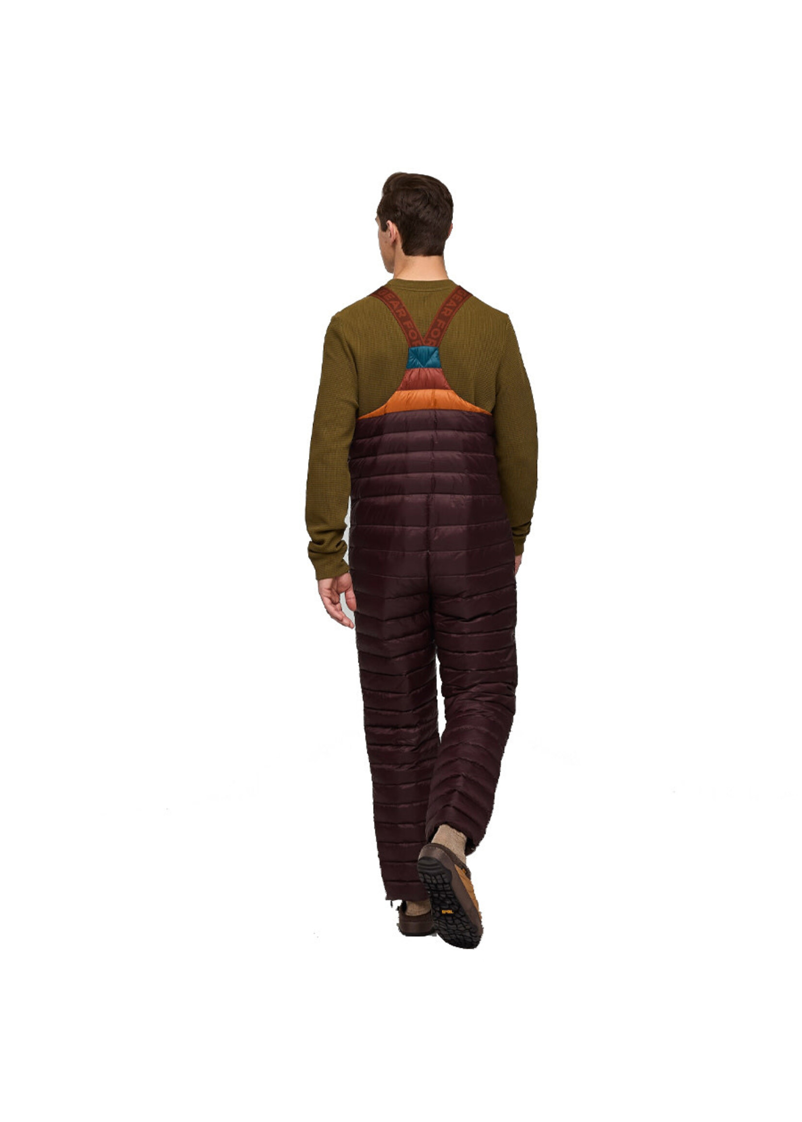 COTOPAXI Salopette FUEGO DOWN / Coffee Stripes (Homme)