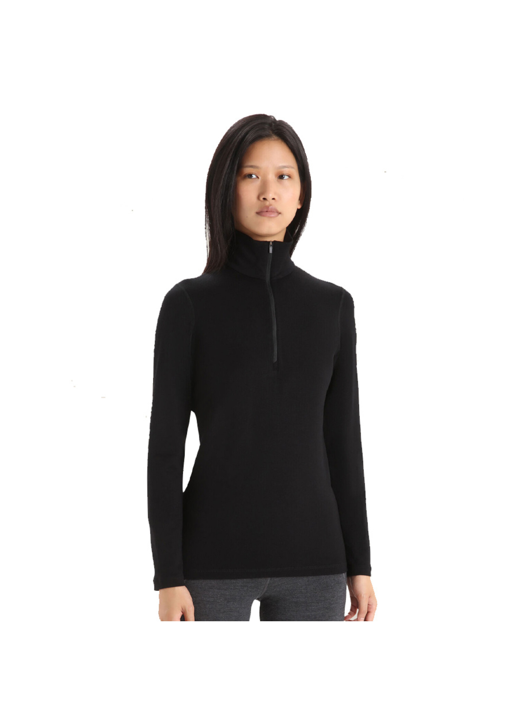 ICEBREAKER Chandail à demi-zip 260 TECH / Noir (Femme)